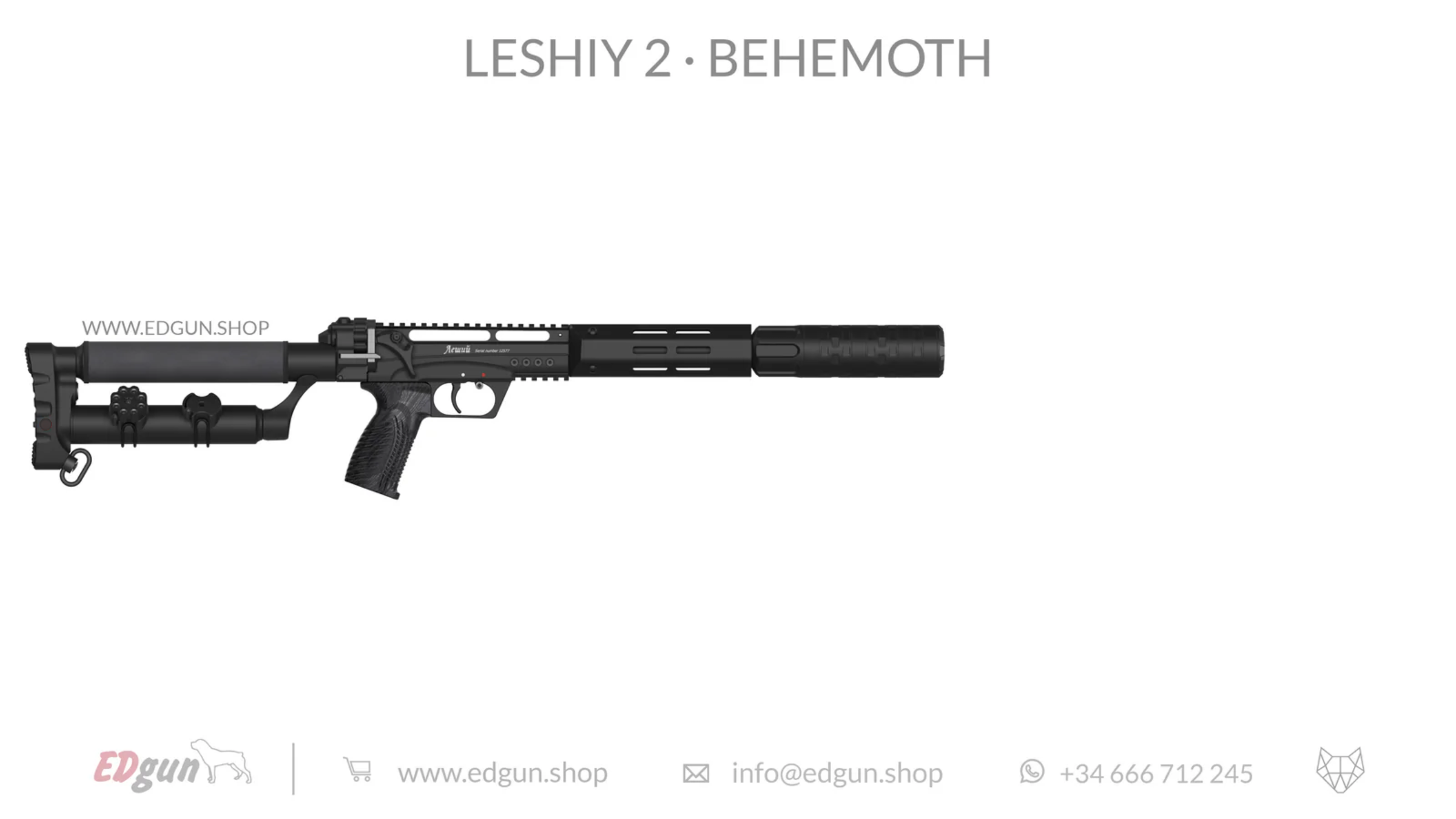 EDgun · Leshiy 2 · Behemoth Reflex · All Black