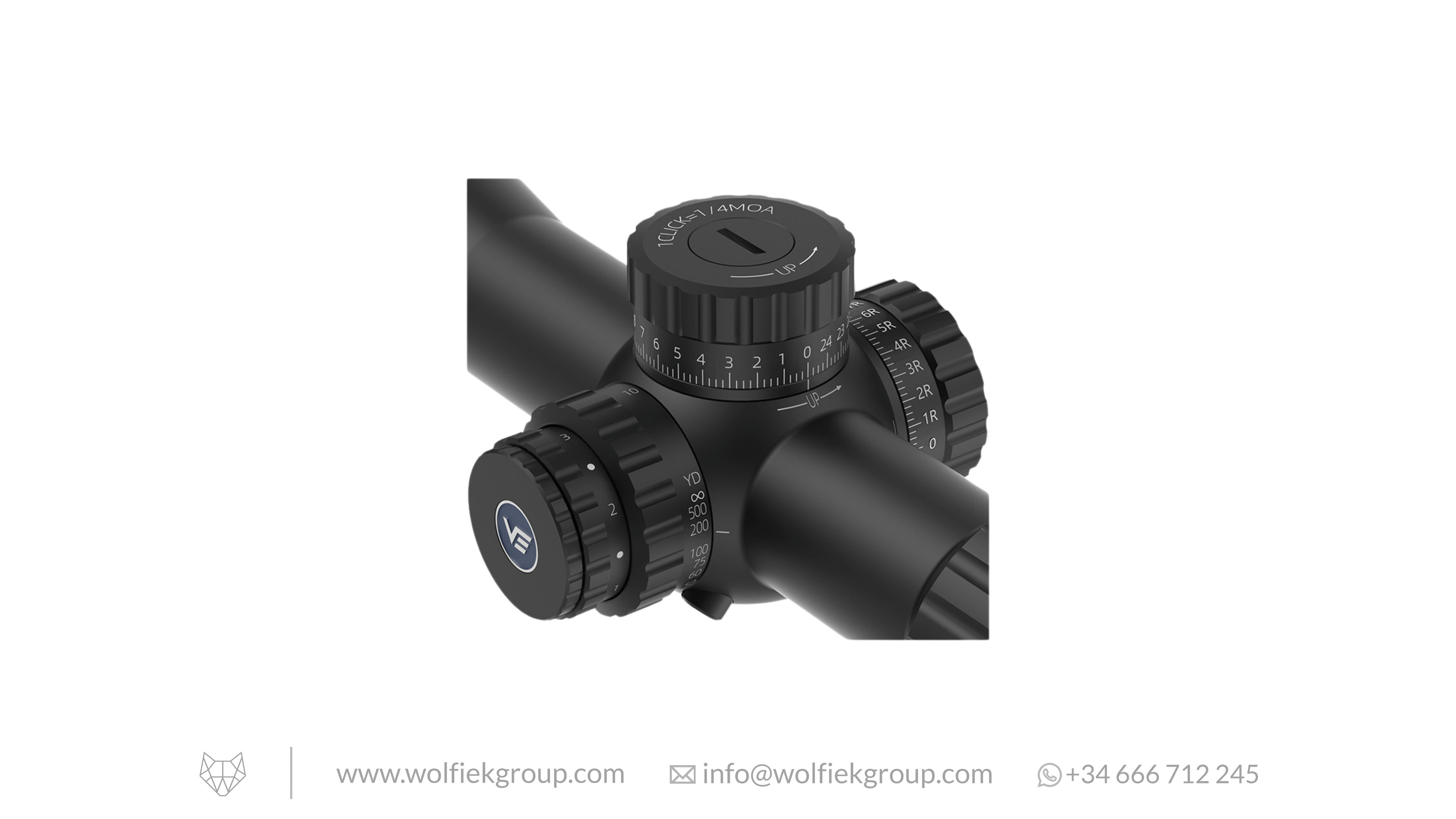 Vector Optics Taurus Riflescope - 6-24x50 HD MOA