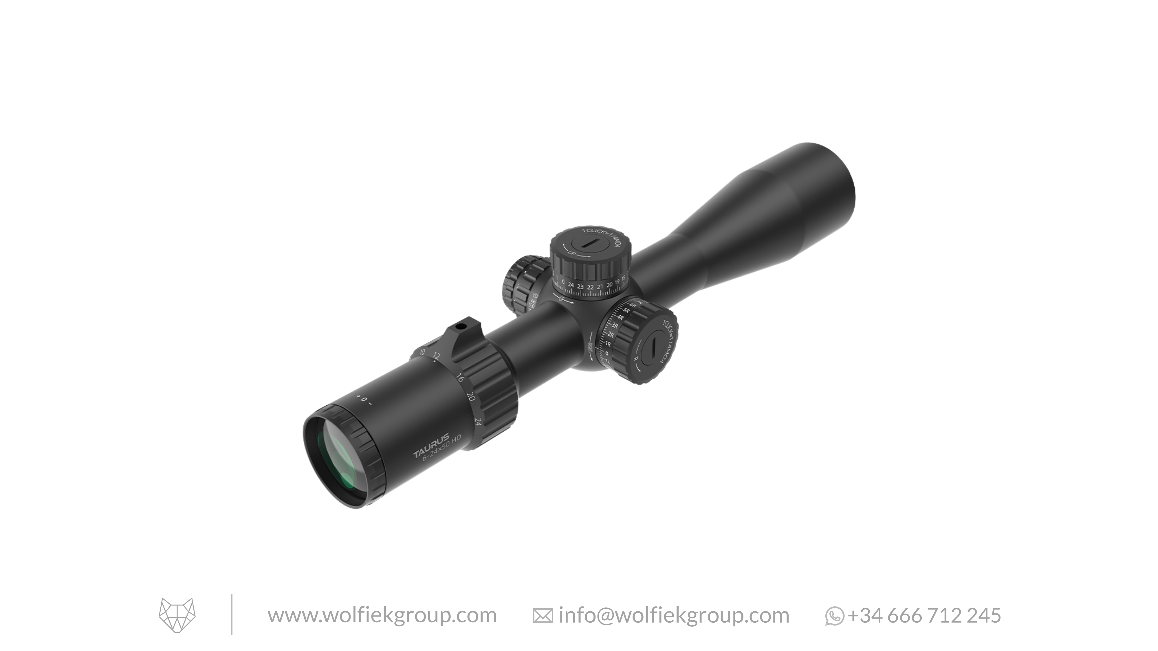 Vector Optics Taurus Riflescope - 6-24x50 HD MOA