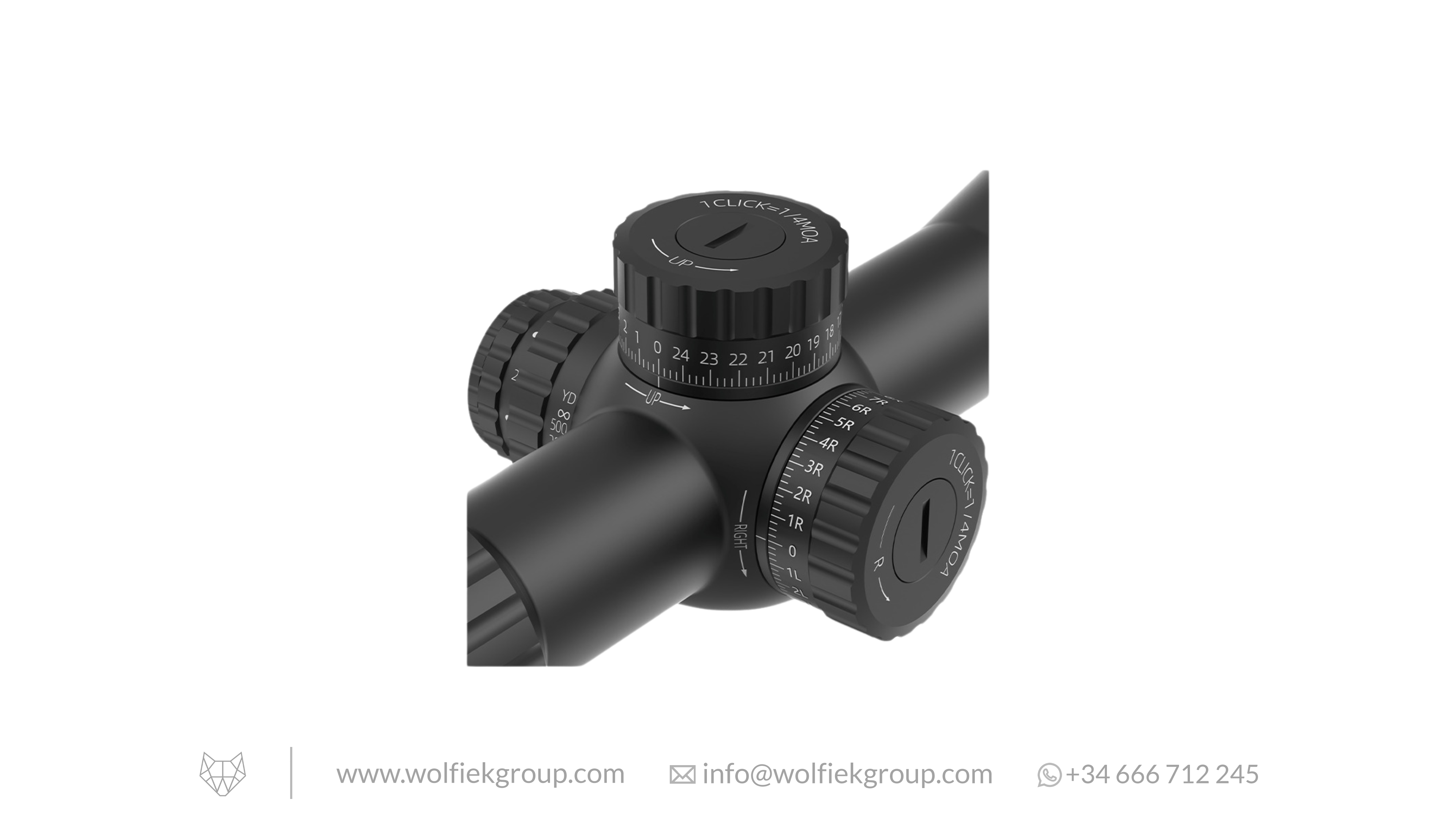 Vector Optics Taurus Riflescope - 6-24x50 HD MOA