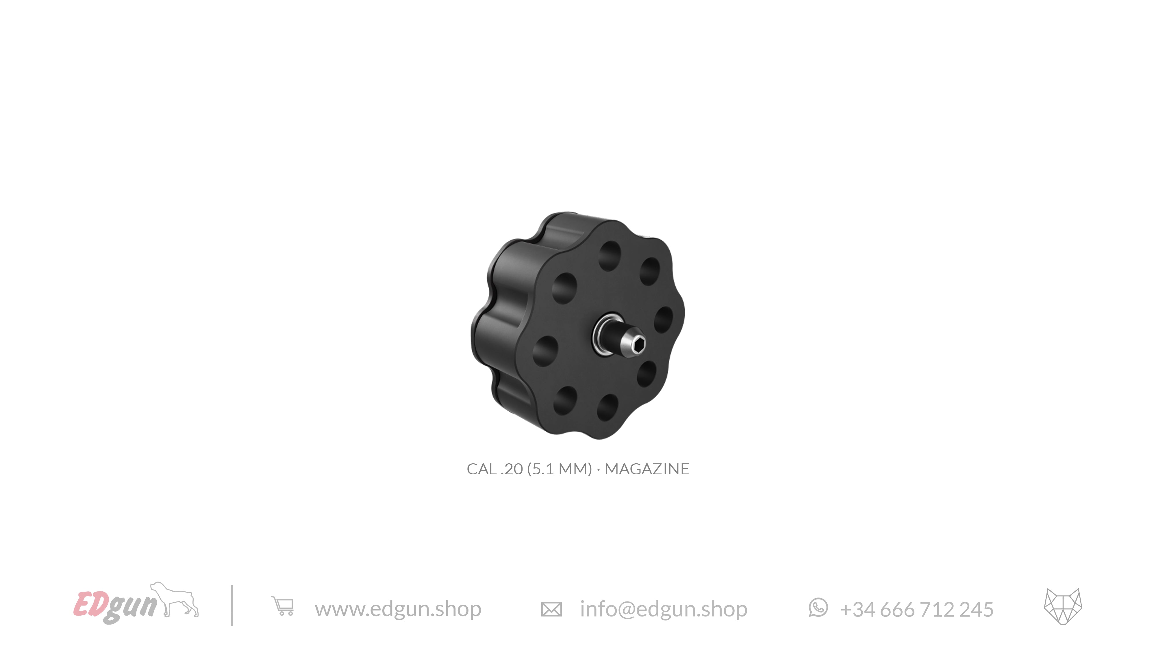 EDgun · Leshiy 2 · Plastic Magazines optimised for Slugs