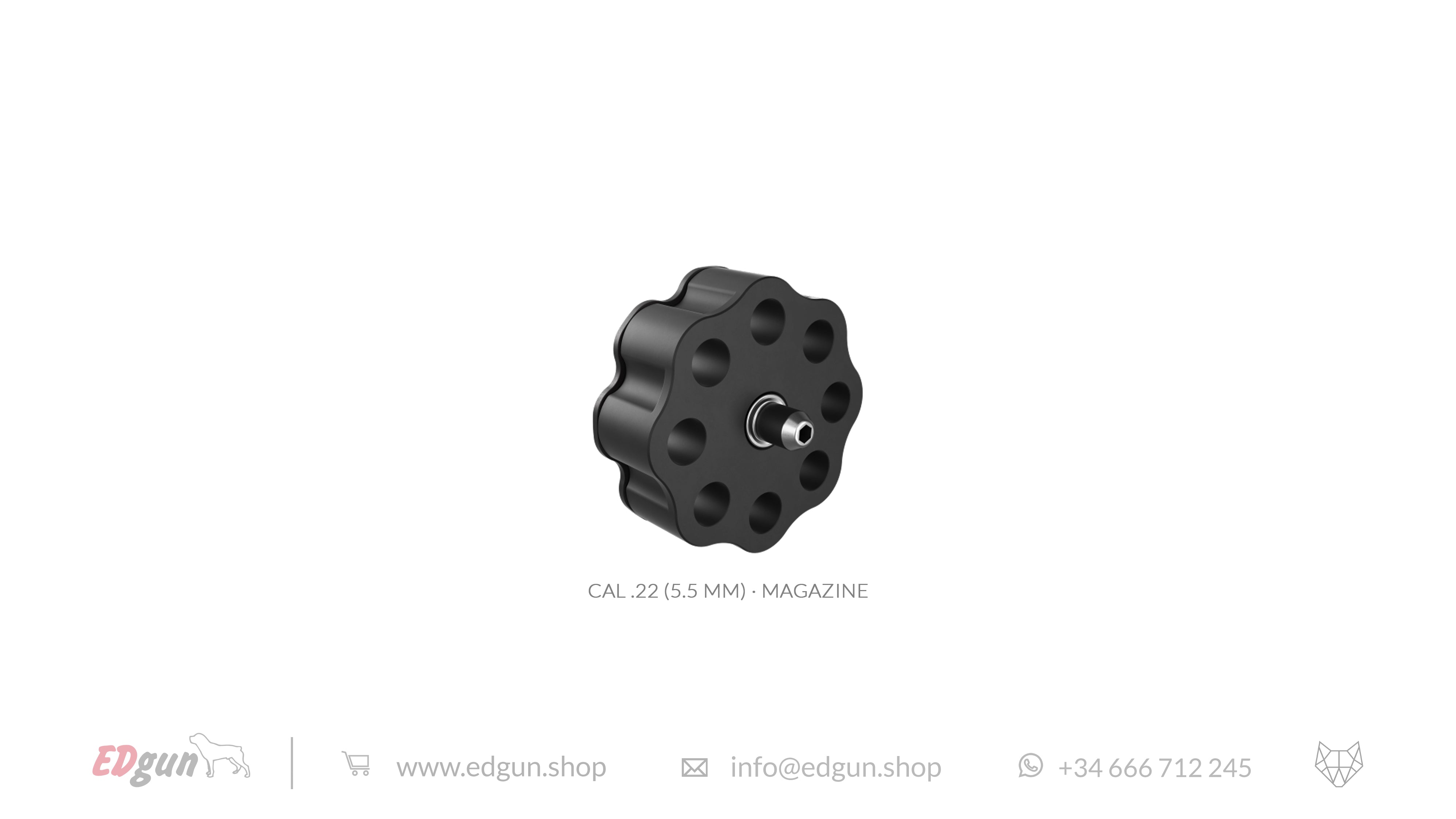 EDgun · Leshiy 2 · Plastic Magazines optimised for Slugs