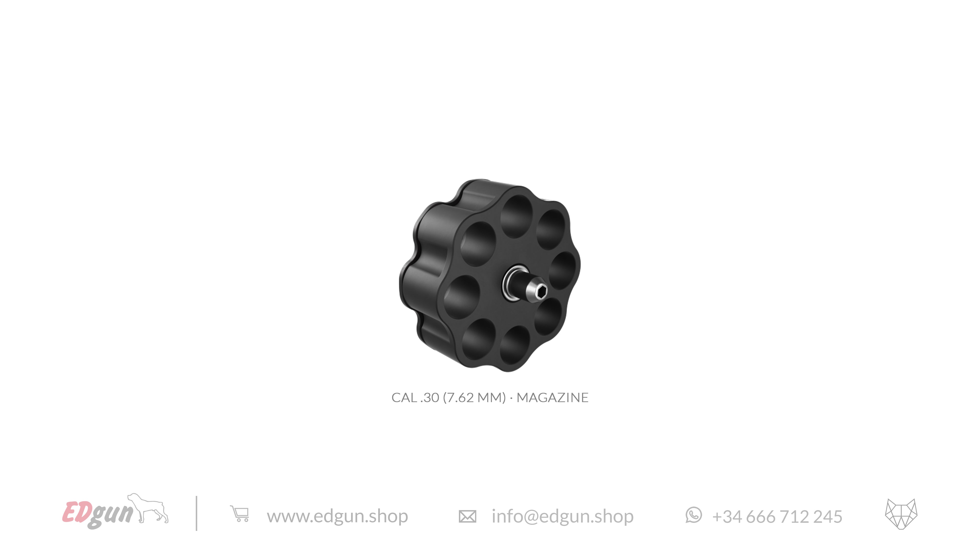 EDgun · Leshiy 2 · Plastic Magazines optimised for Slugs