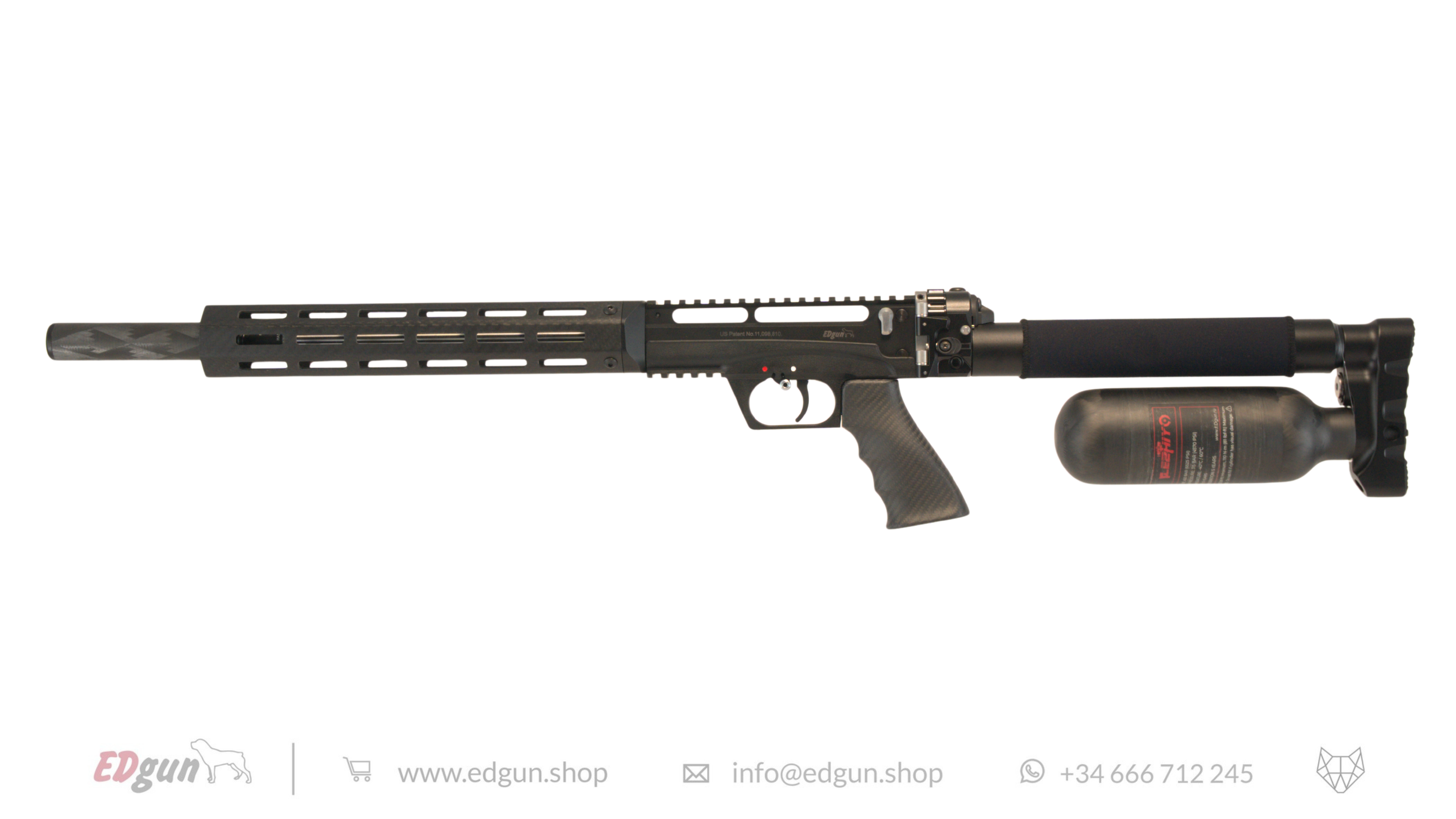 EDgun Leshiy 2 Lite HP Air Rifle - Tuned by Wolfiek - Cal .22 (5.5mm)