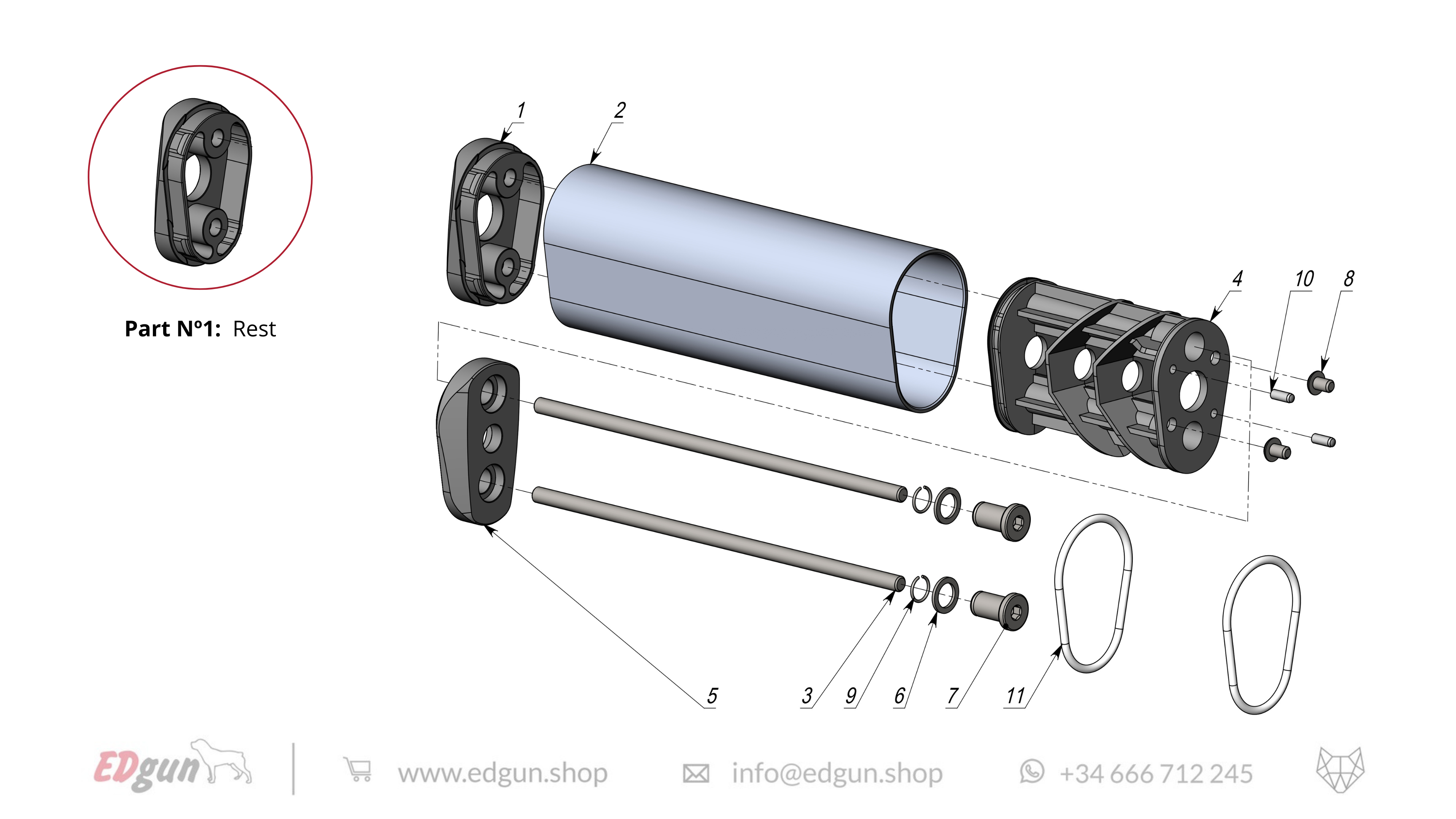 EDgun · Leshiy 2 · Rest Suppressor Upgrade