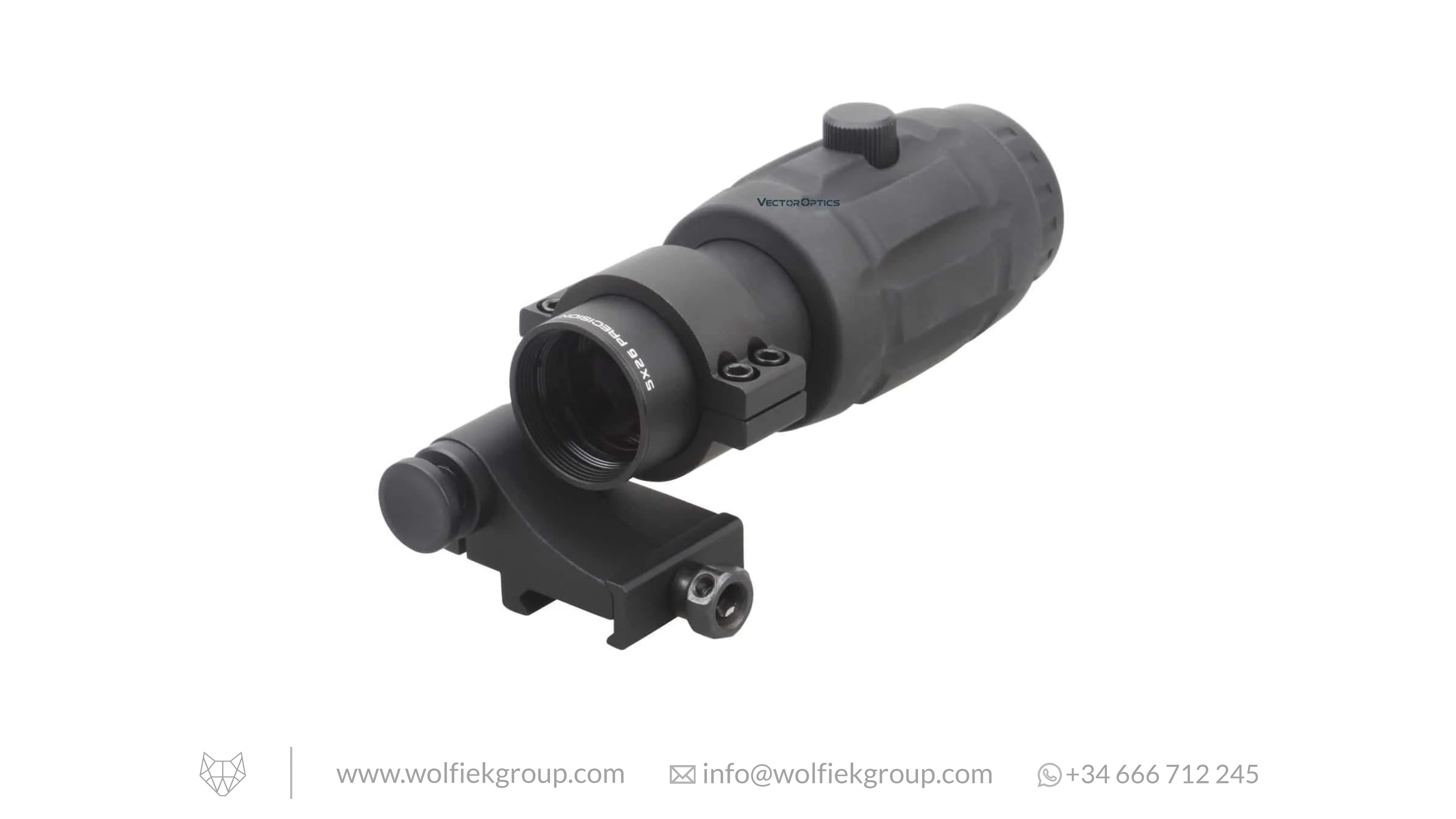 Vector Optics Maverick Magnifier with Flip Side Mount - 5x26