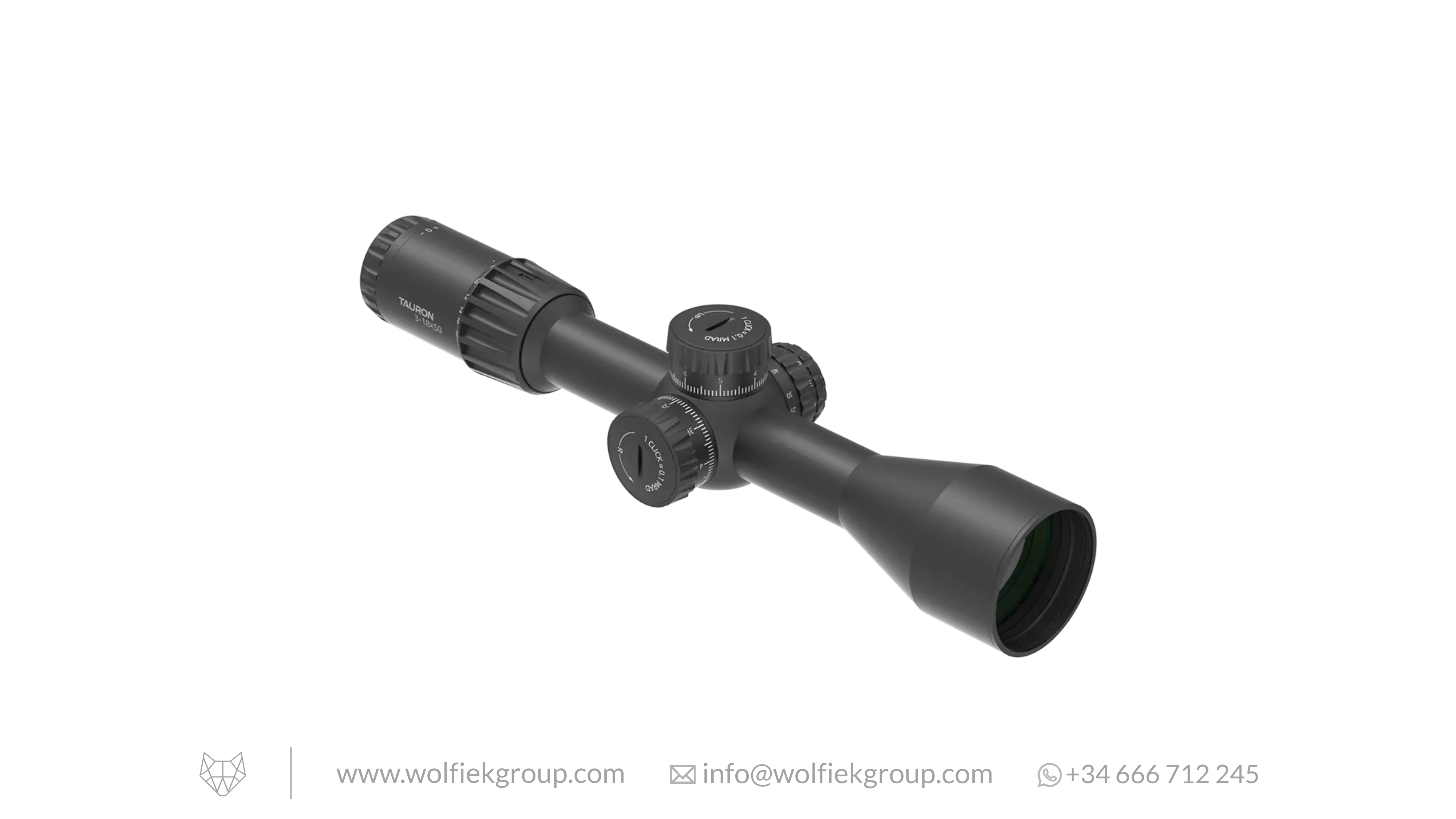 Vector Optics Tauron Riflescope - 3-18x50 GenII