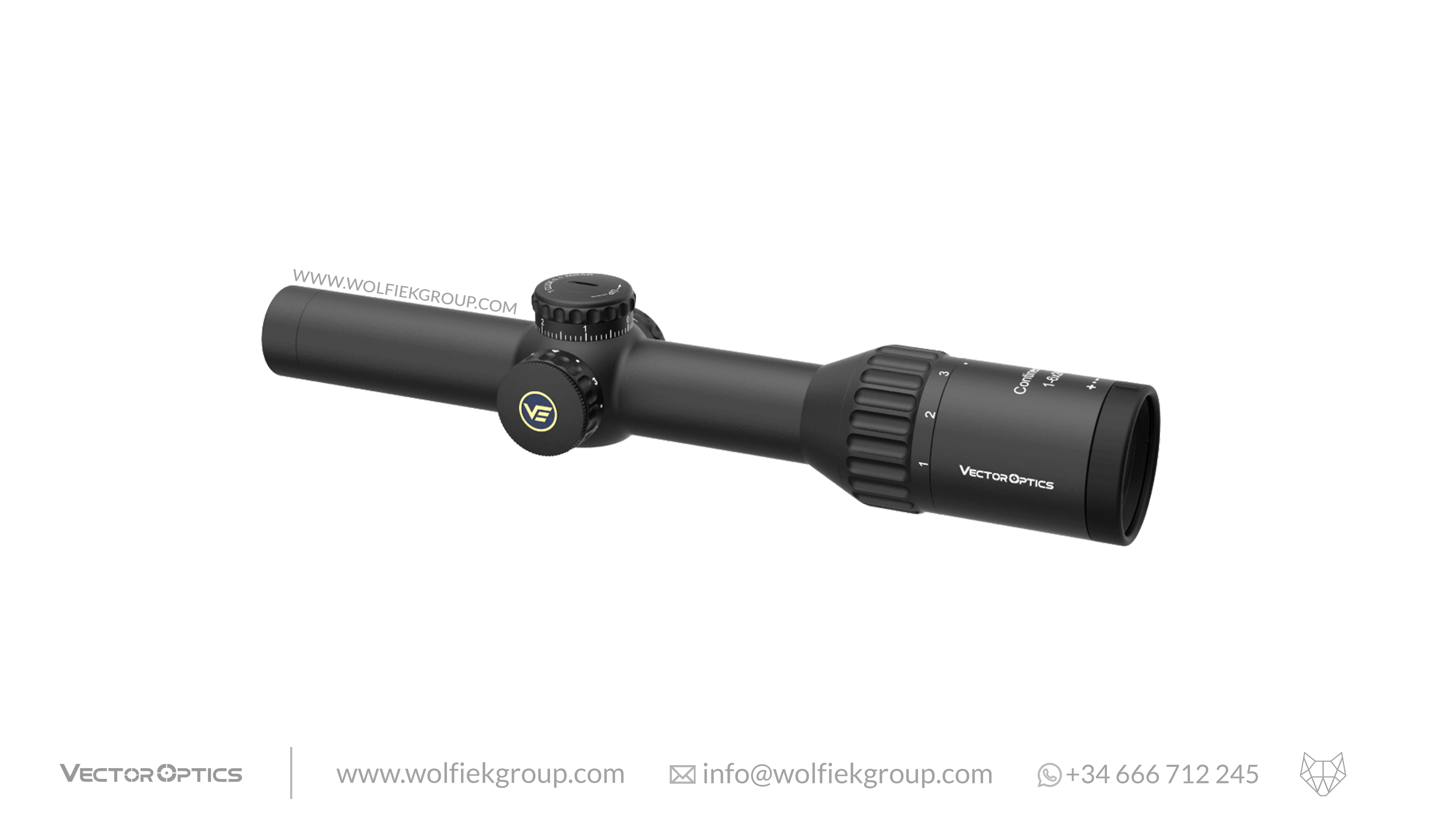 Vector Optics Continental Riflescope - x6 1-6x24 Fiber SFP