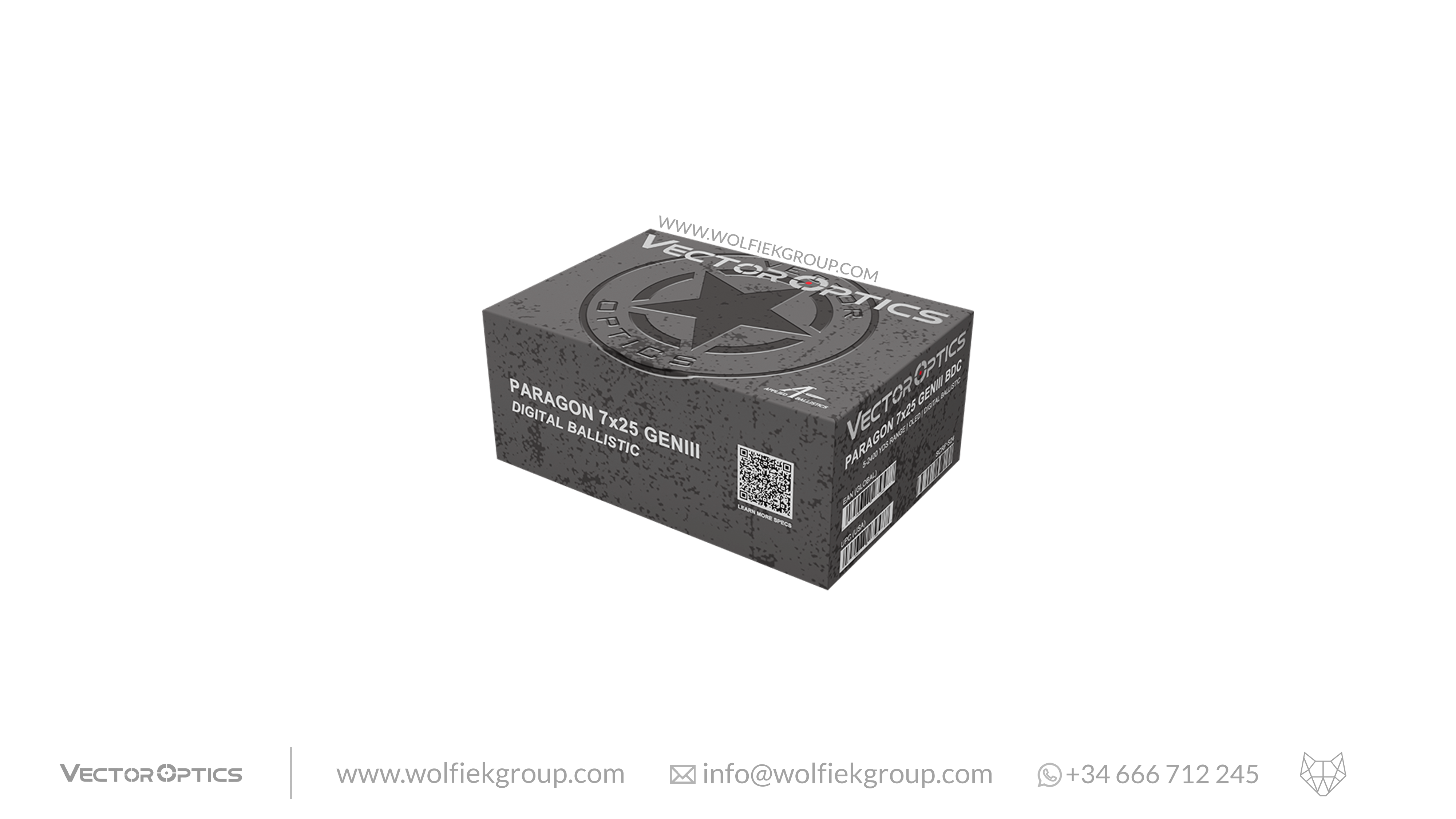 Vector Optics · Paragon 7X25 GENIII TELÉMETRO LÁSER BALÍSTICO BDC DIGITAL
