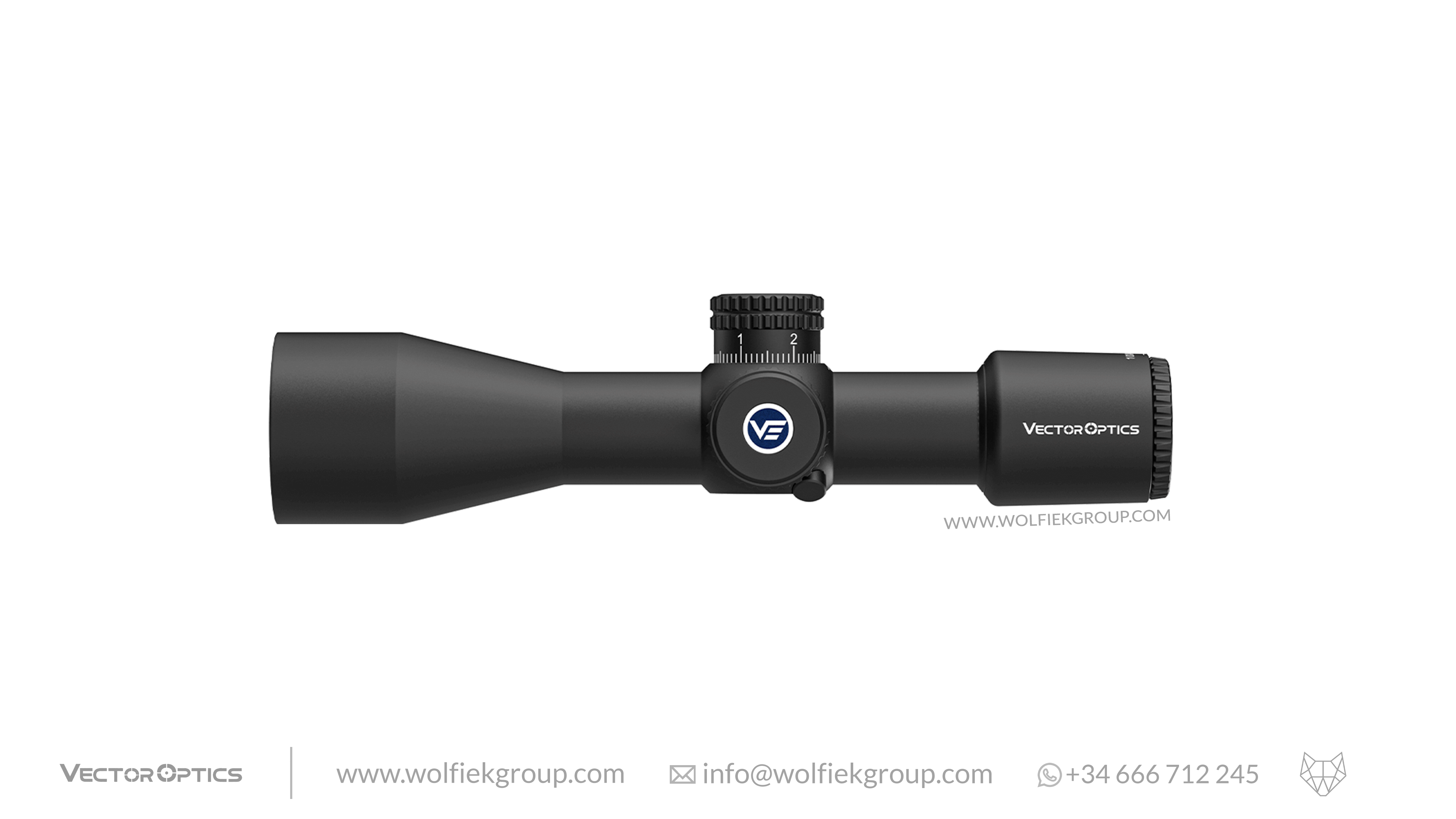 Vector Optics Veyron Riflescope - 10X44 SFP