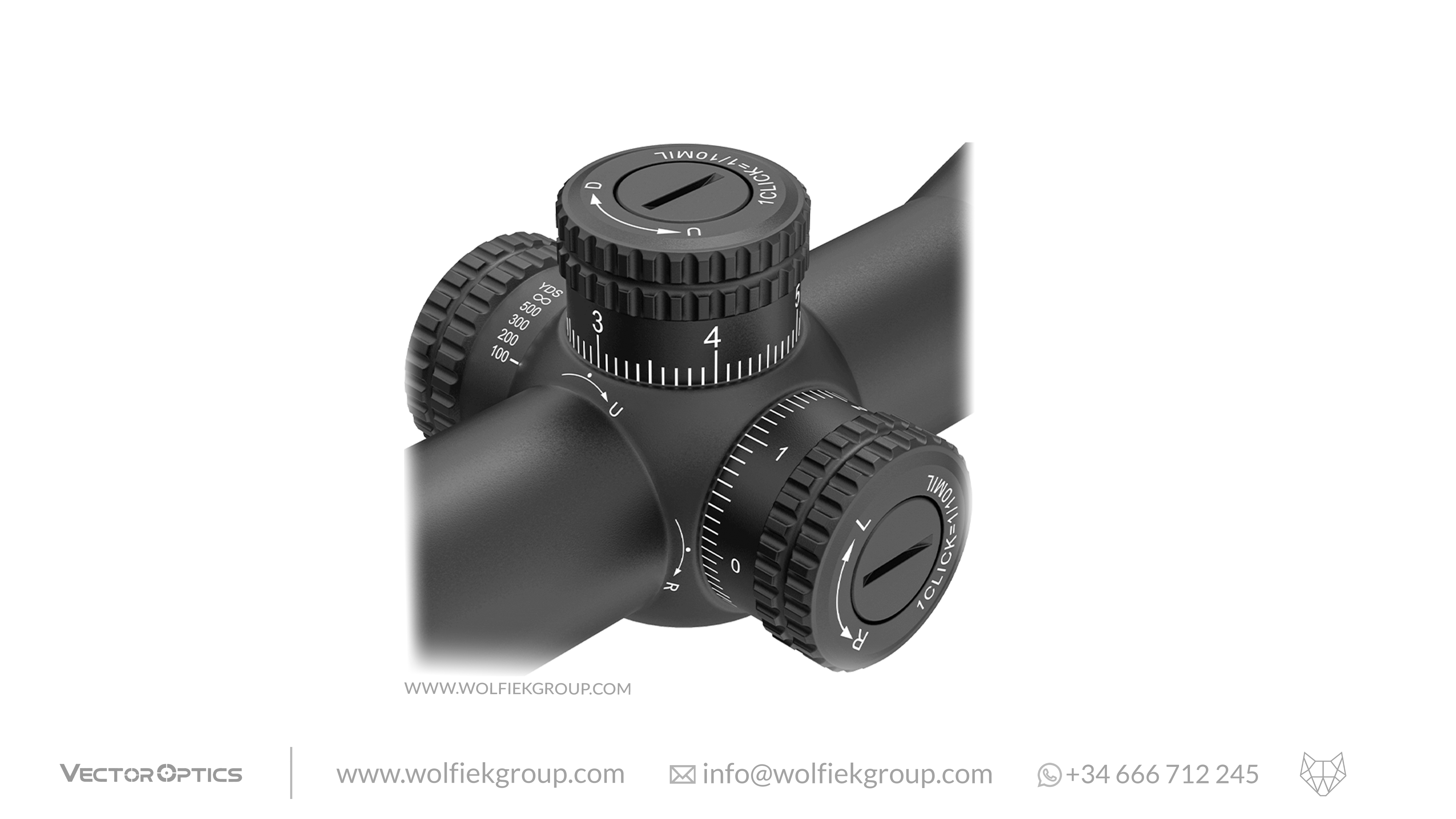 Vector Optics Veyron Riflescope - 10X44 SFP