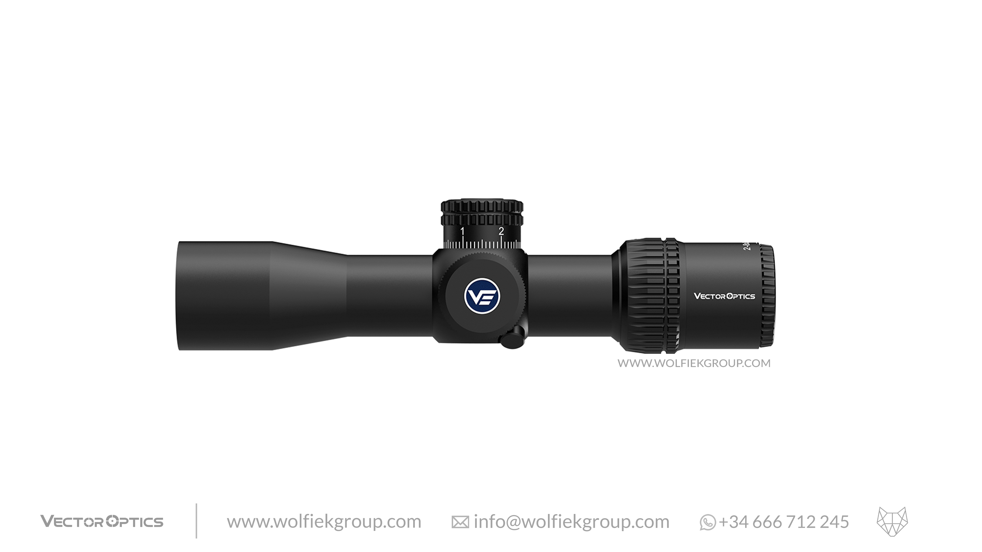 Vector Optics Veyron Riflescope - 2-8x32 IR SFP