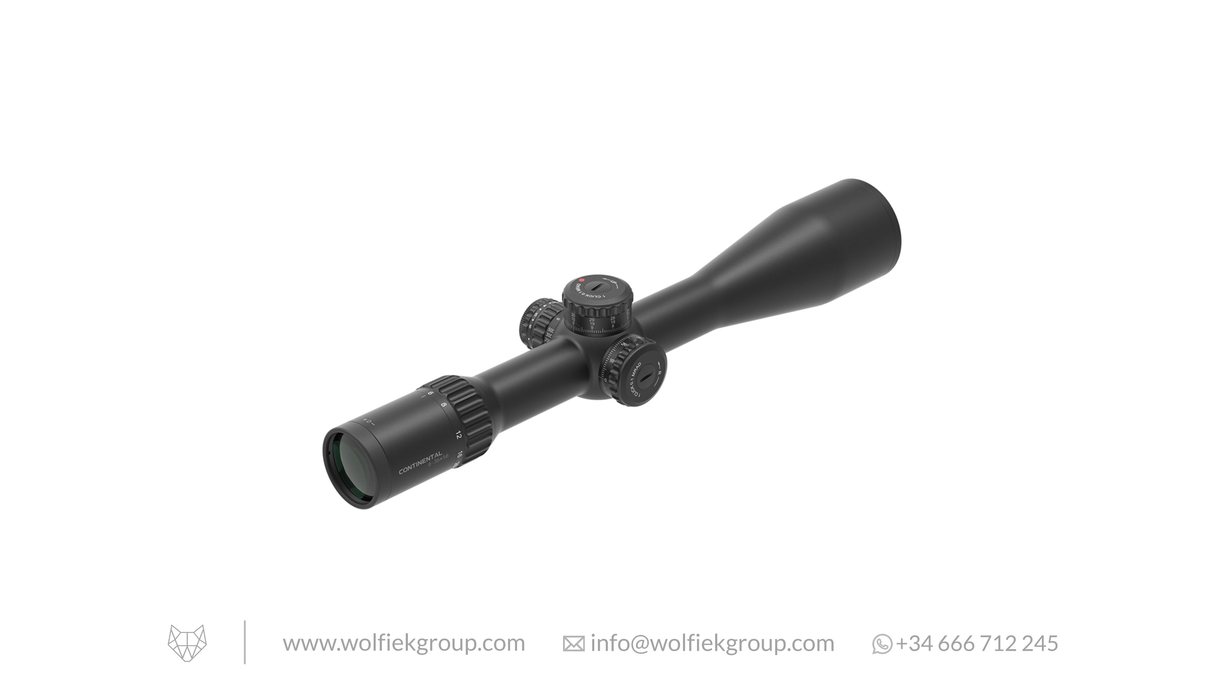 Vector Optics Continental Riflescope - x6 6-36X56 FFP PRS Rifle Scope PRS
