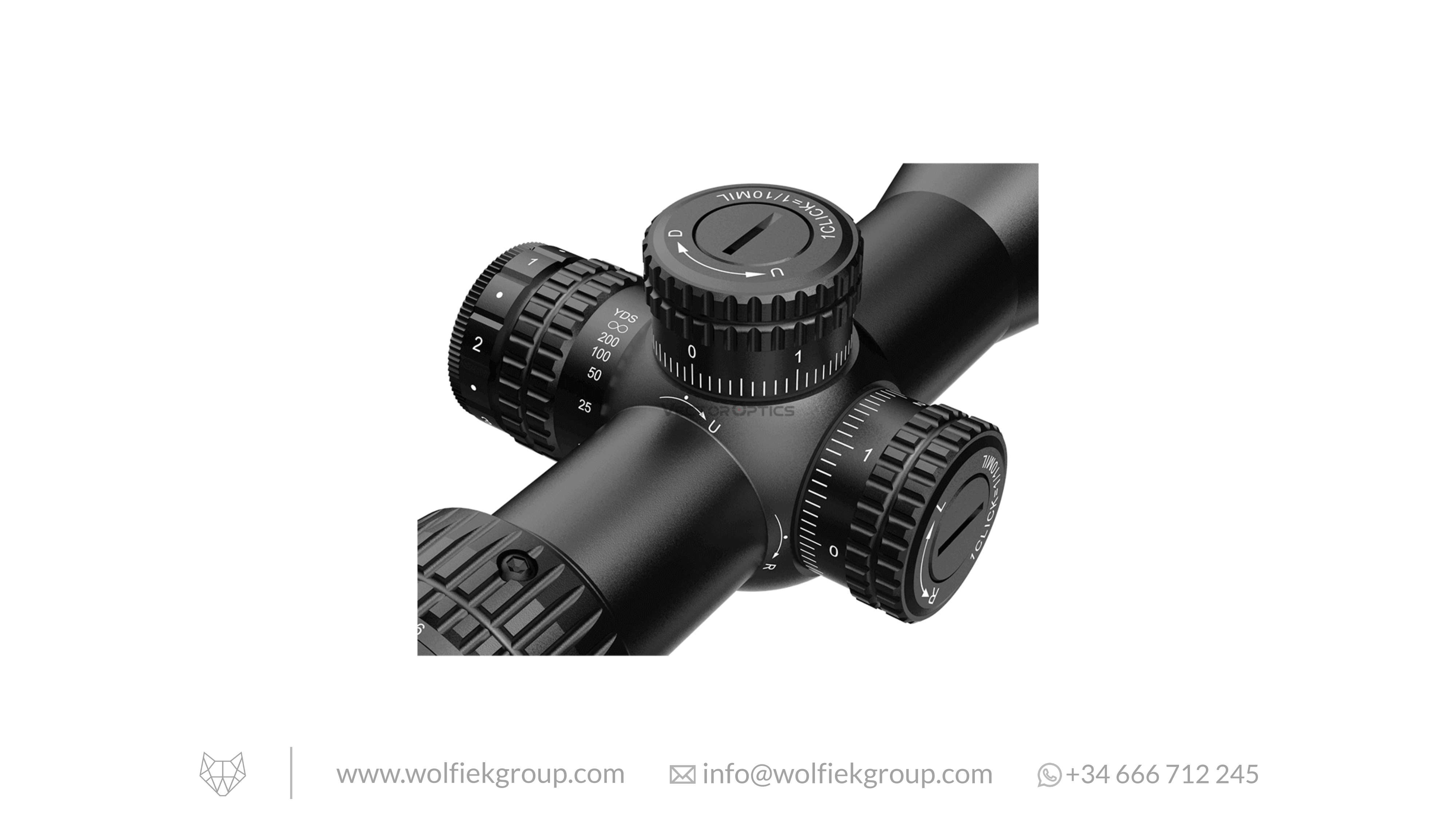 Vector Optics Veyron Compact Riflescope - 3-12x44IR SFP