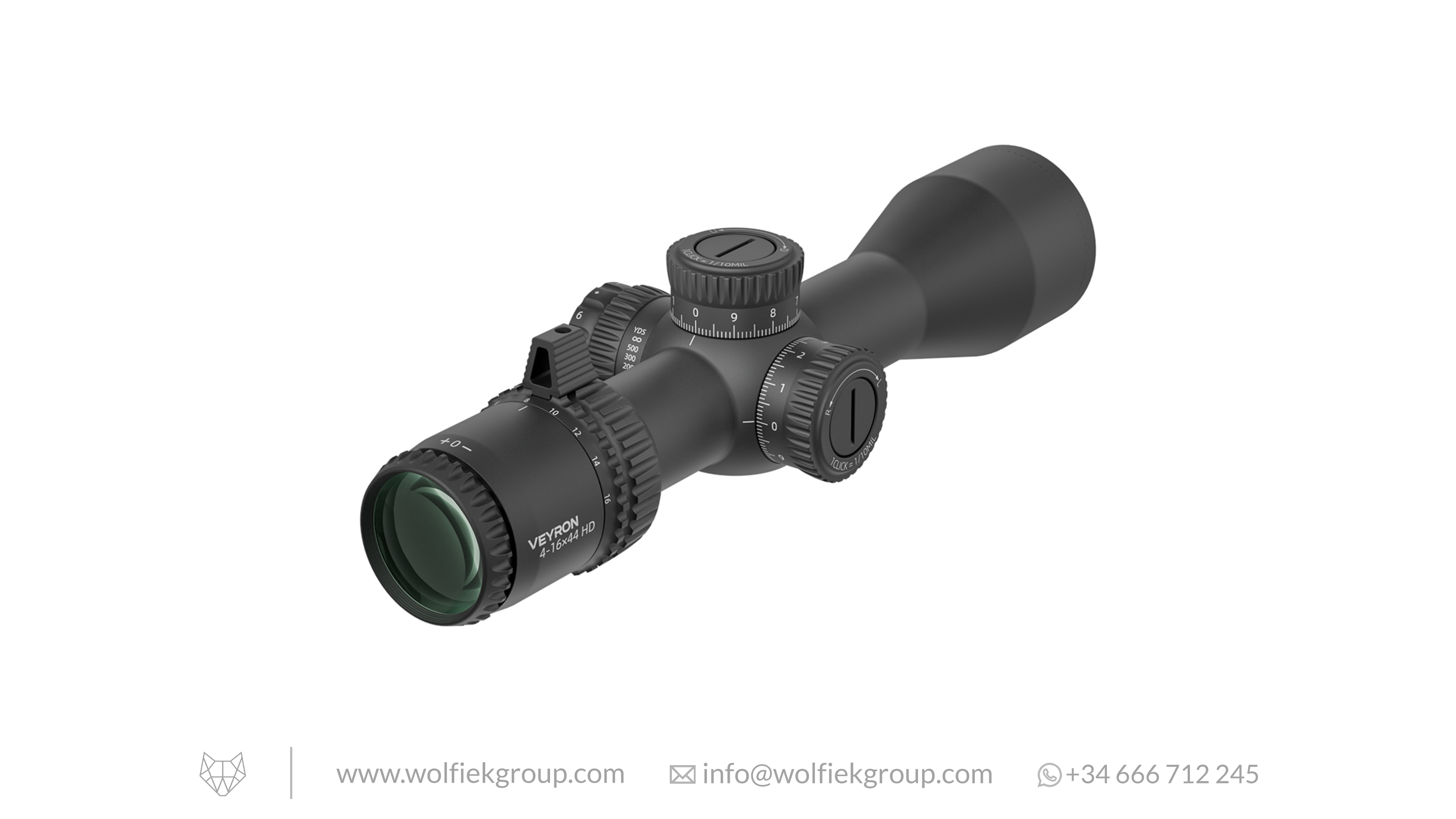 Vector Optics Veyron Riflescope - 4-16x44 HD CTR FFP GenII