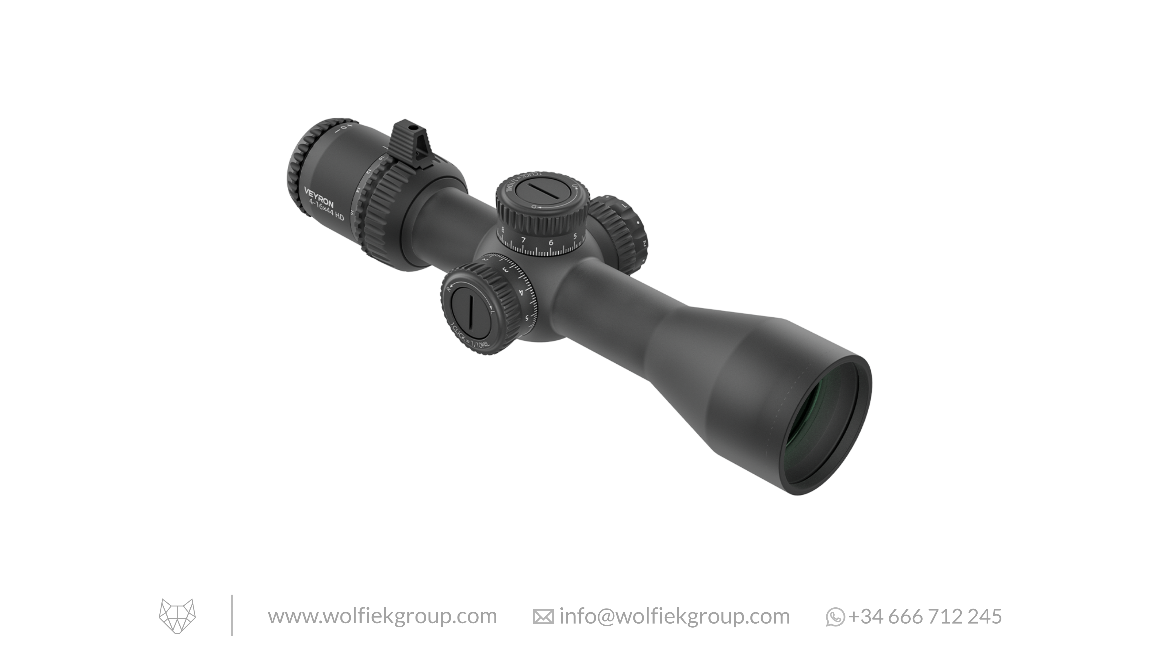 Vector Optics Veyron Riflescope - 4-16x44 HD CTR FFP GenII