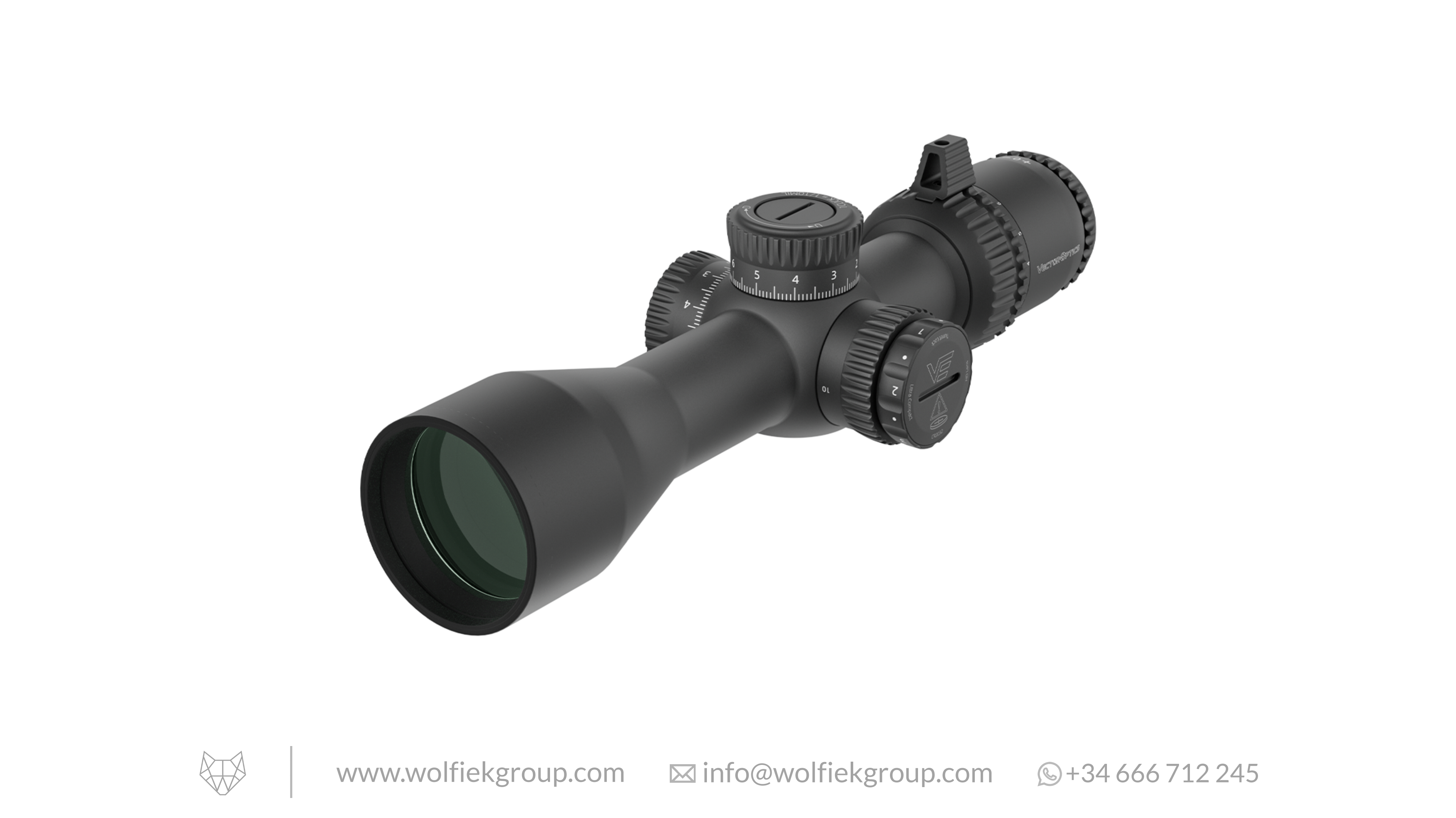 Vector Optics Veyron Riflescope - 4-16x44 HD CTR FFP GenII