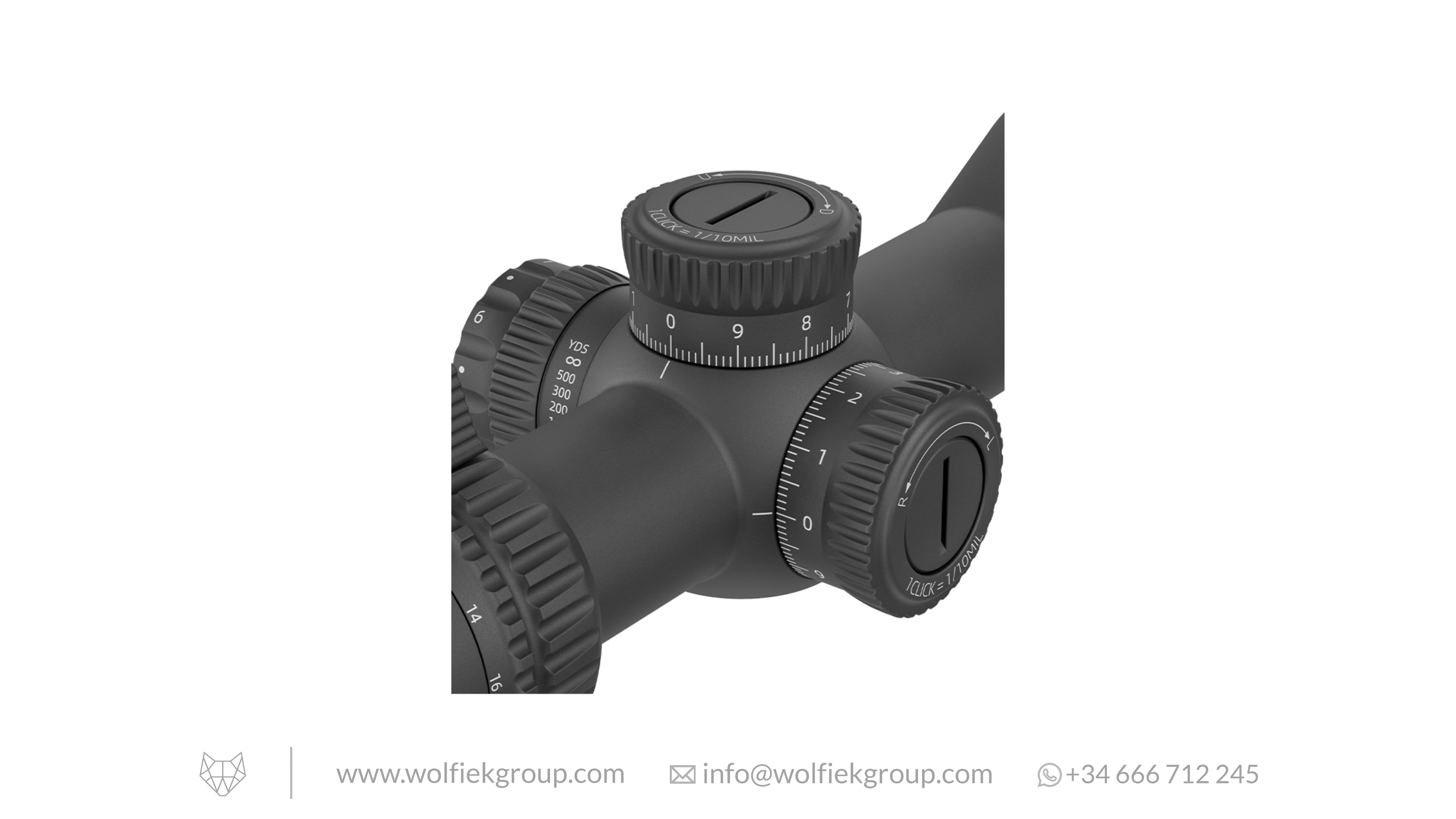 Vector Optics Veyron Riflescope - 4-16x44 HD CTR FFP GenII