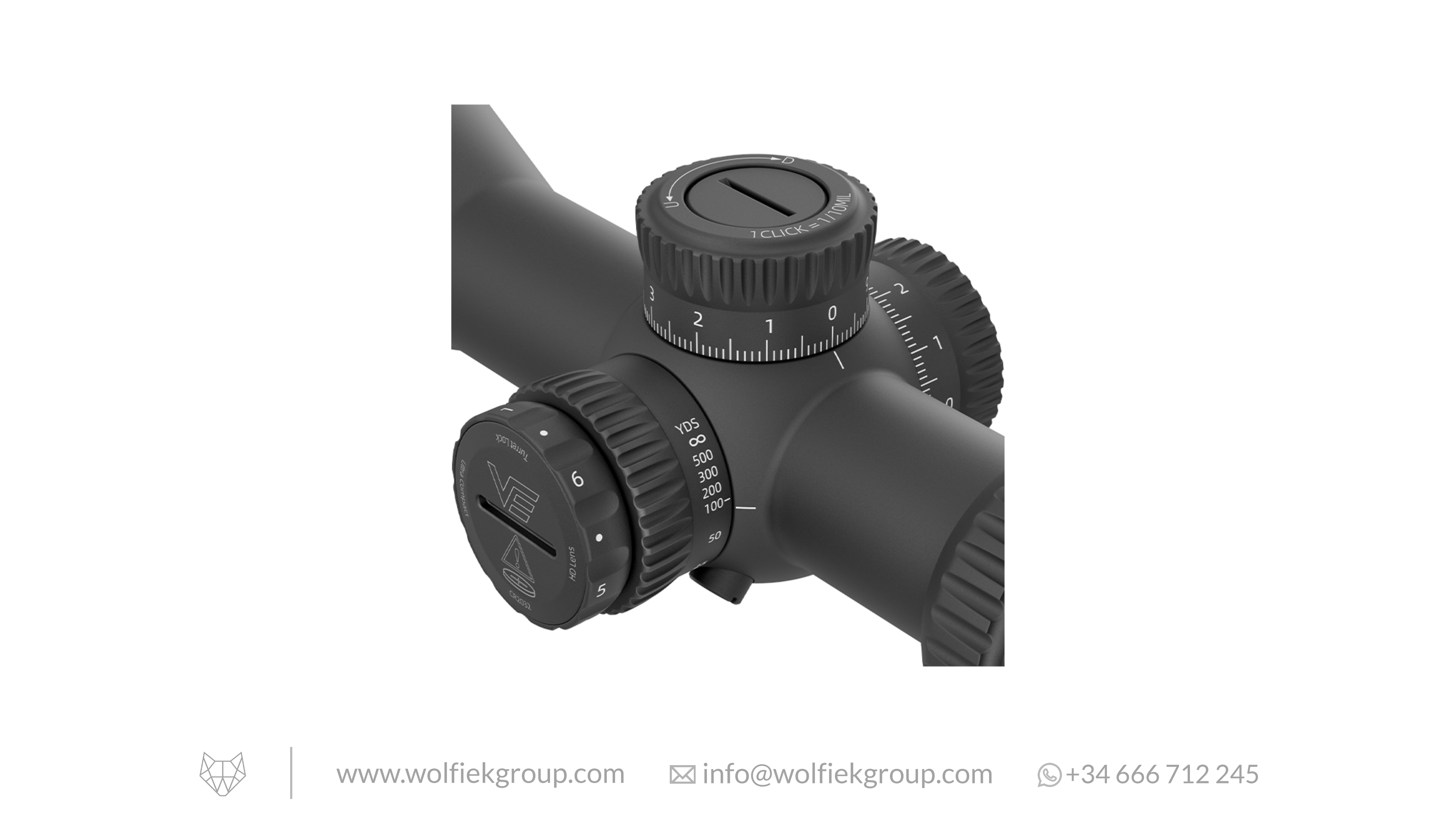 Vector Optics Veyron Riflescope - 4-16x44 HD CTR FFP GenII