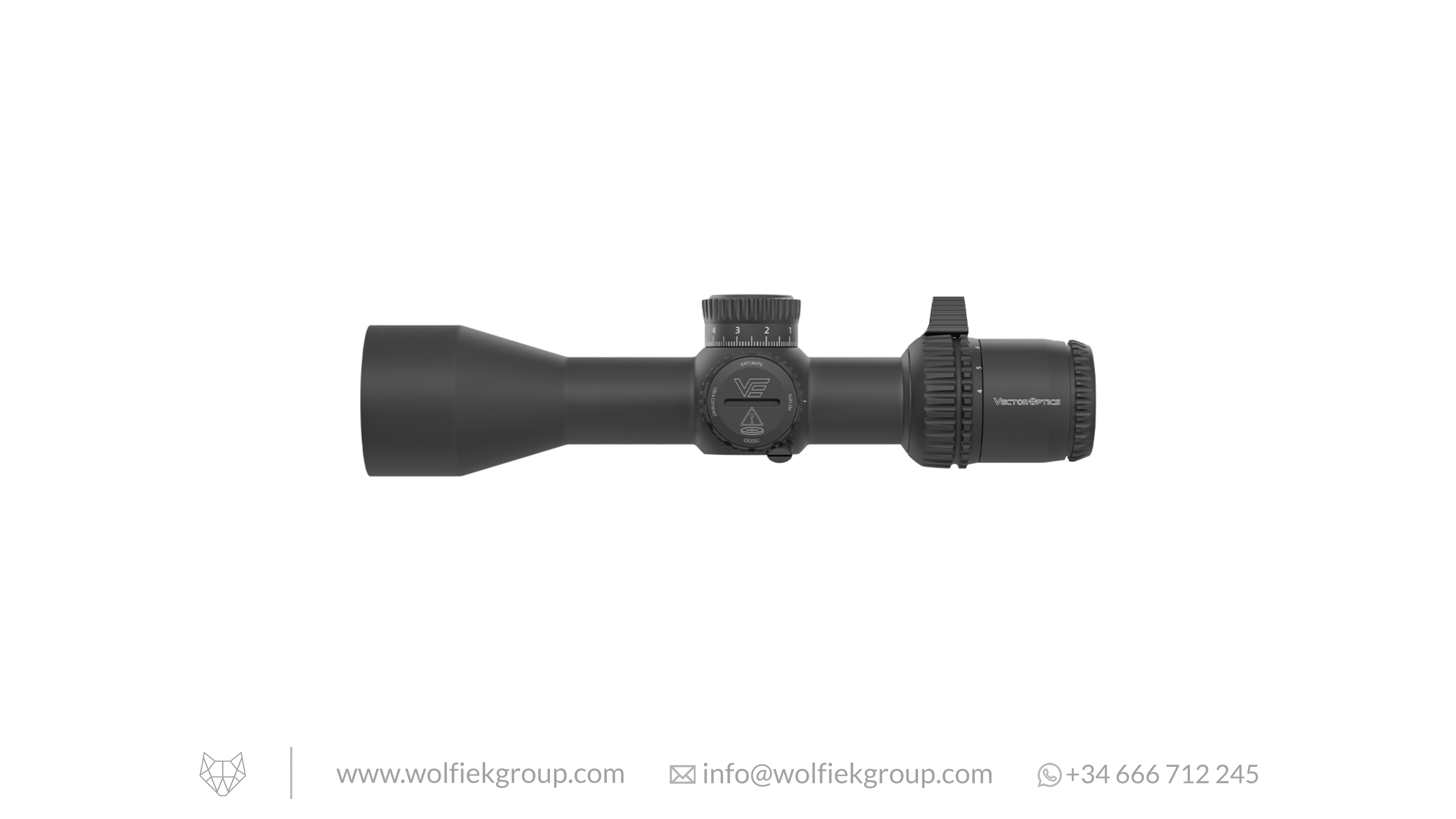 Vector Optics Veyron Riflescope - 4-16x44 HD CTR FFP GenII