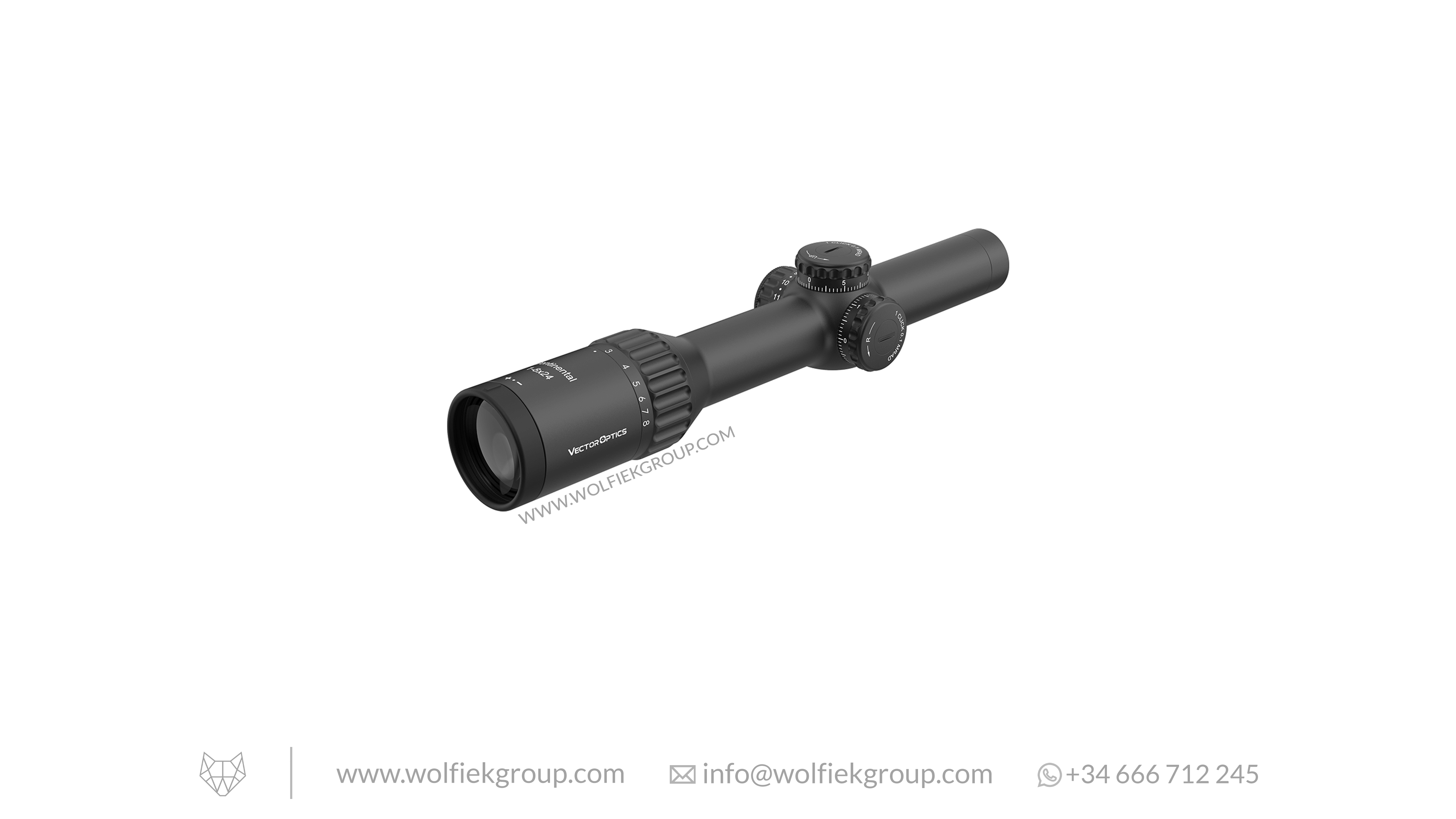 Vector Optics Continental Fiber LPVO Riflescope - x8 1-8x24i ED