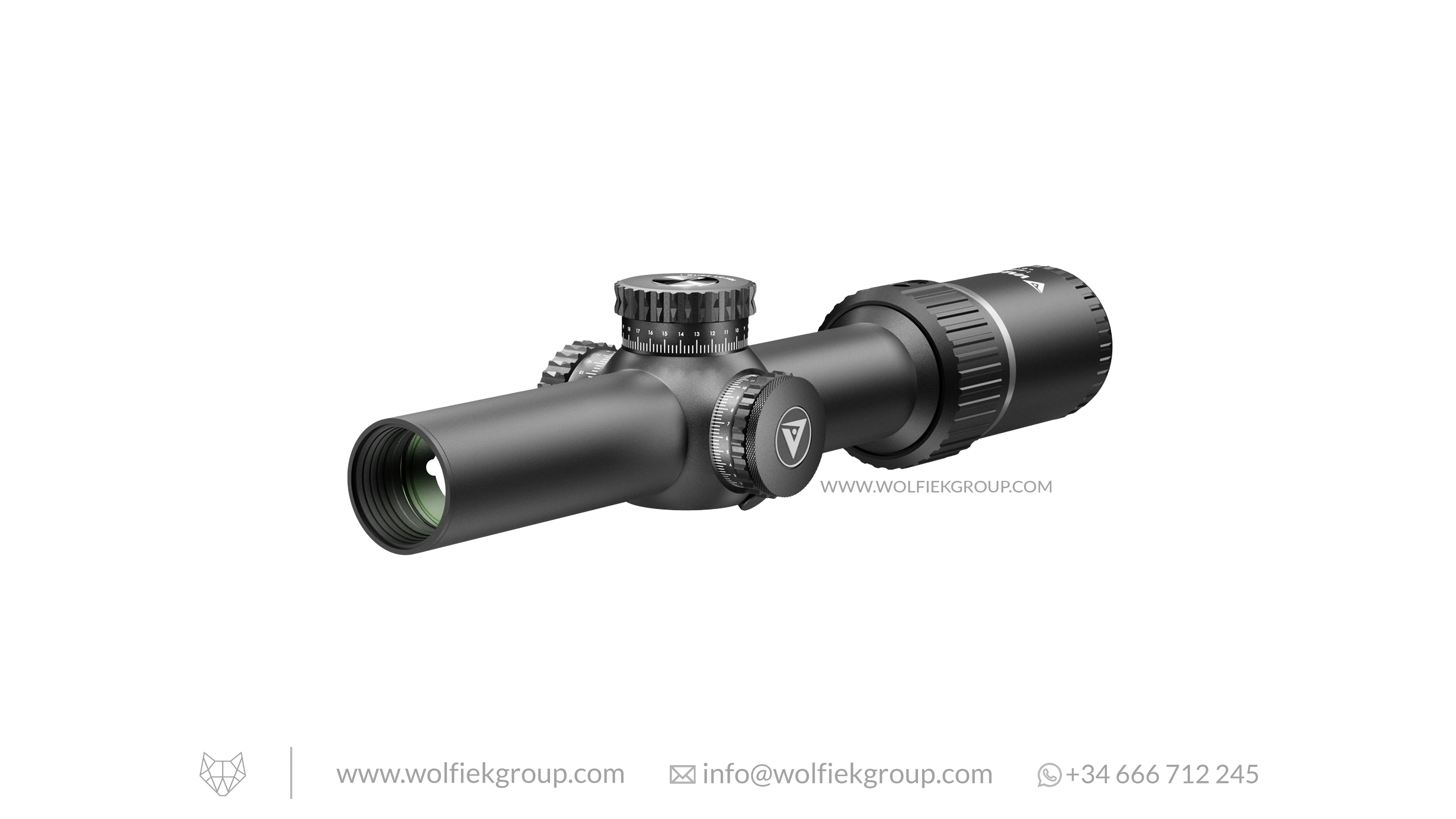 Valiant Optics Kronos Riflescope - 1-6x24 SIR