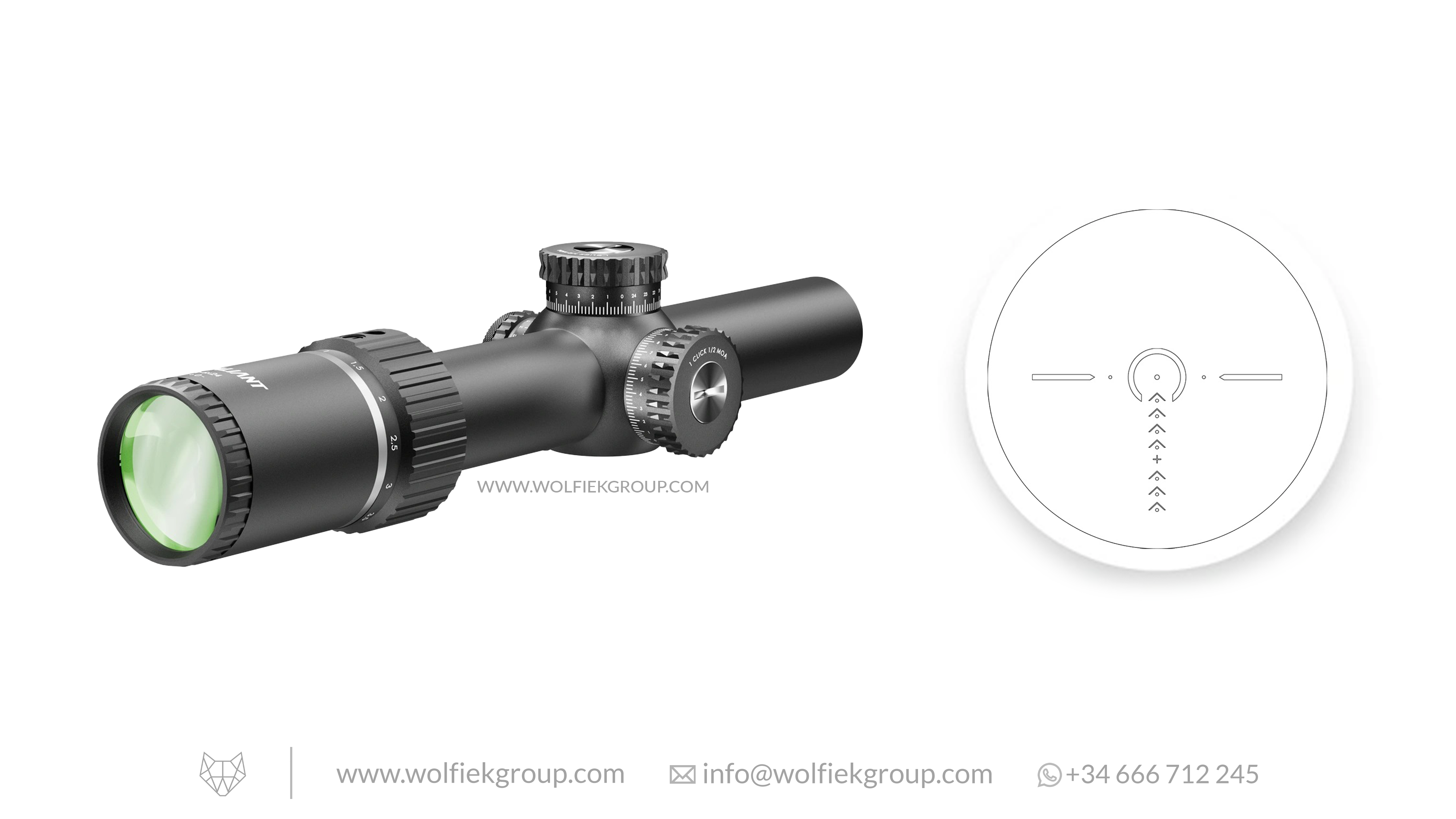 Valiant Optics Kronos Riflescope - 1-6x24 SIR