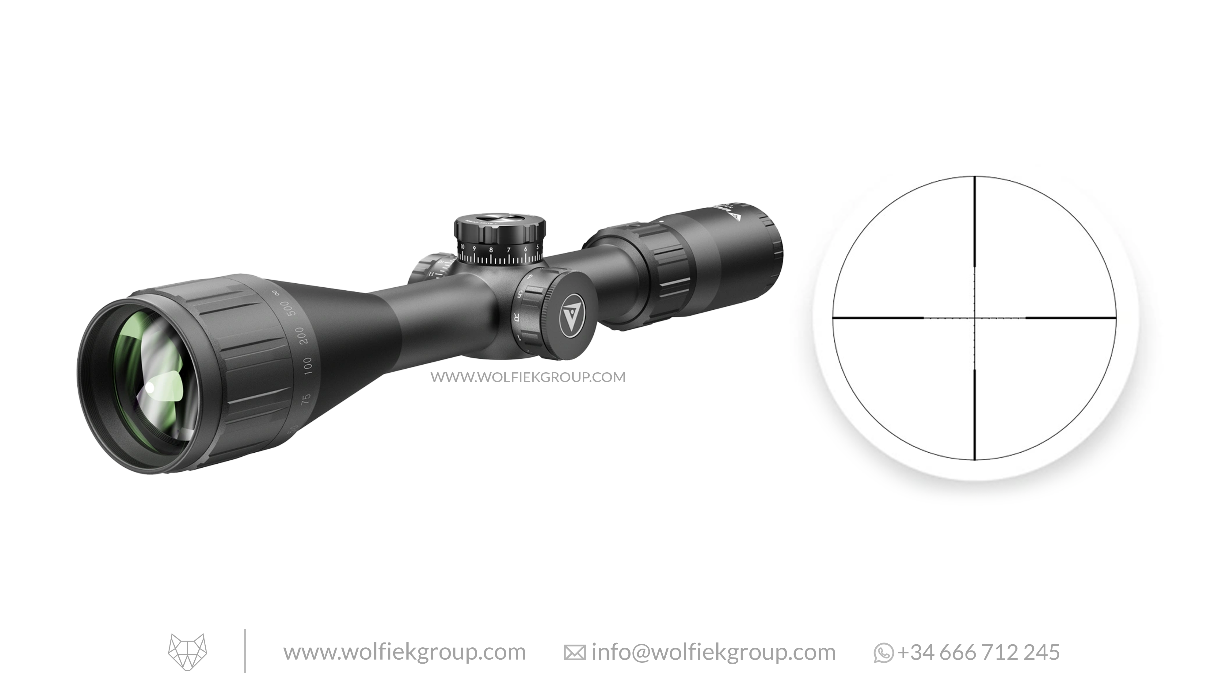 Valiant Optics Lynx Riflescope - 3-9x40 AO SIR