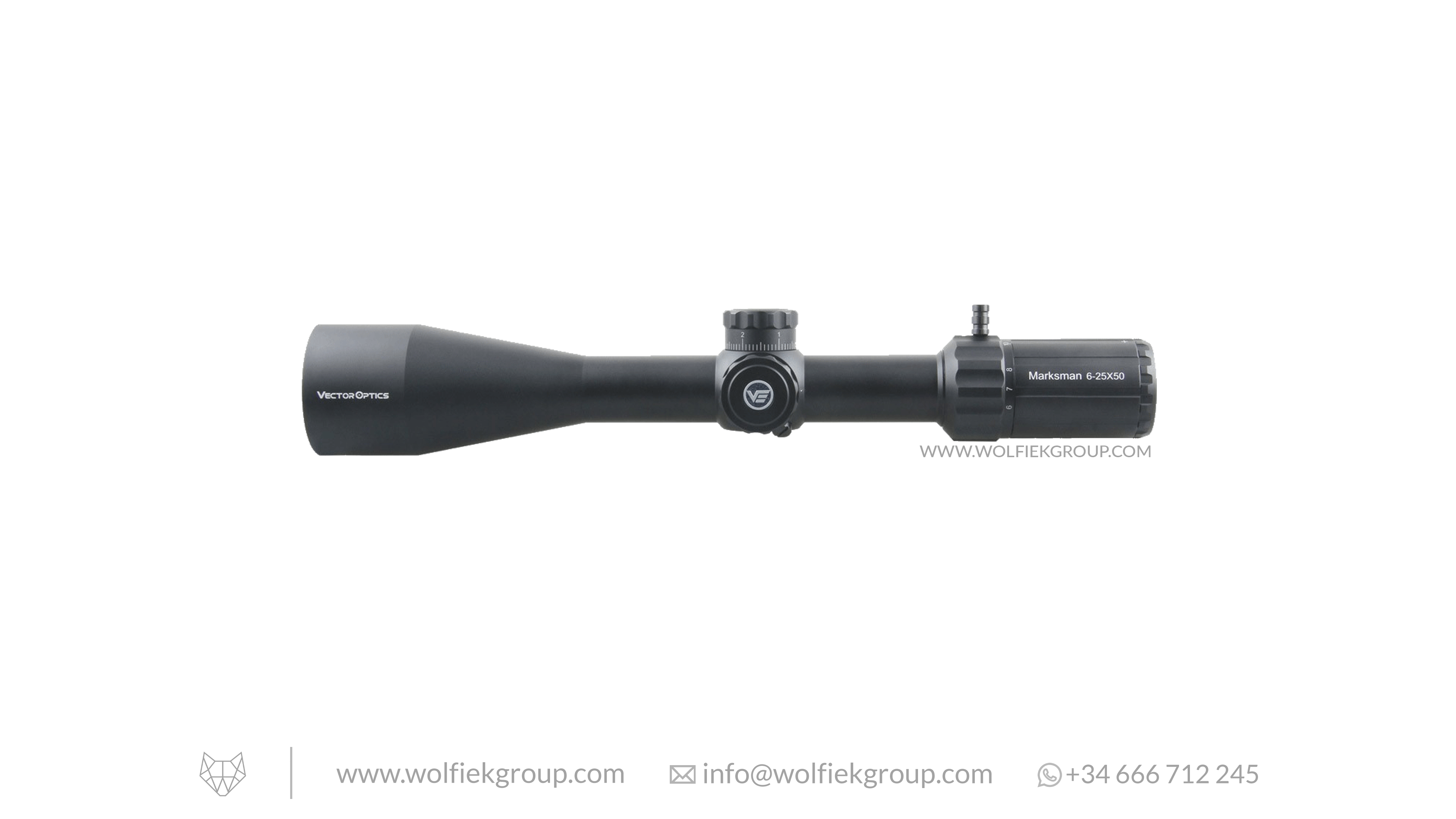 Vector Optics Marksman Riflescope - 6-25x50 SFP