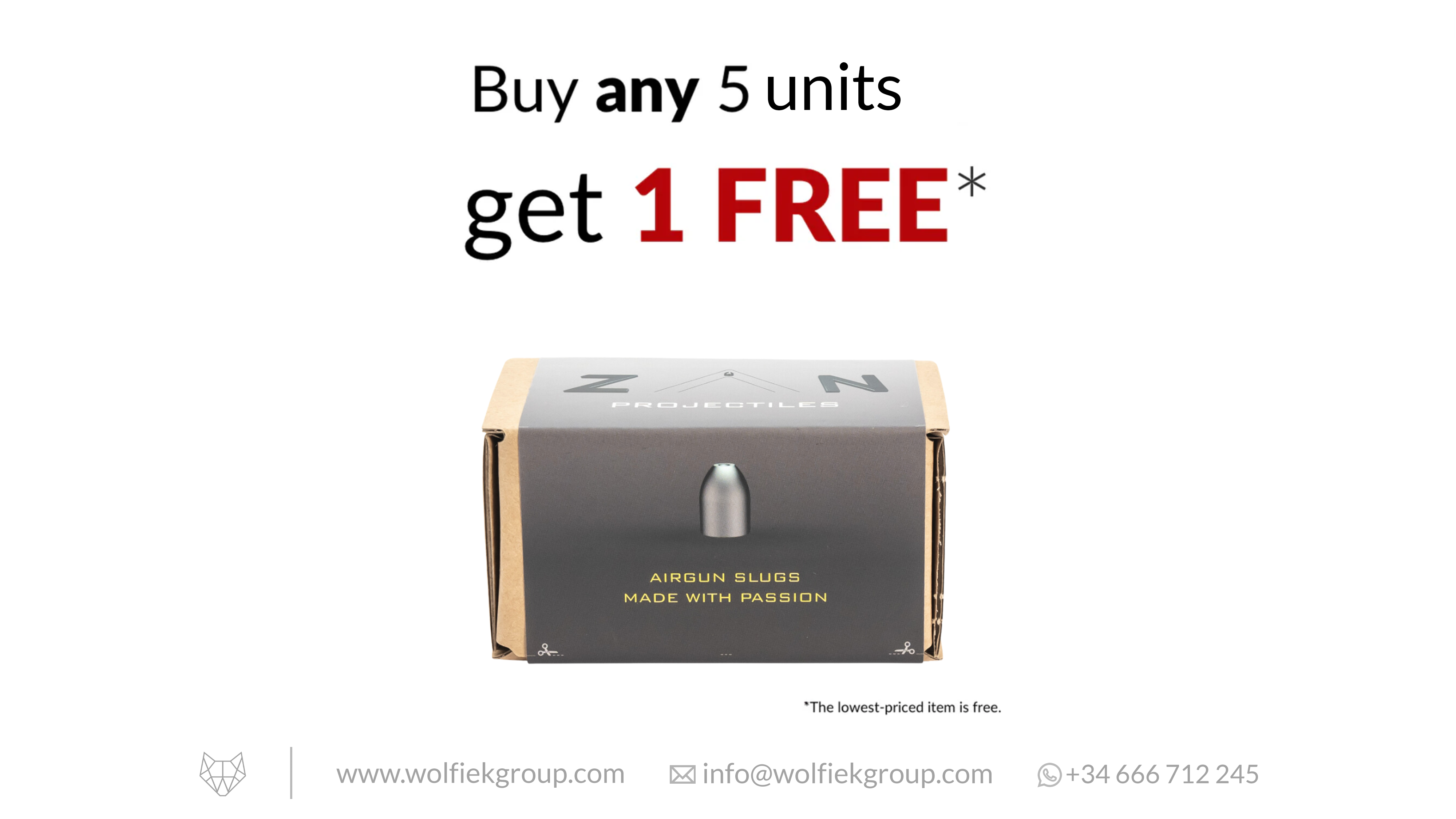 Zan Projectiles Airgun Slugs - Cal .177 (4.51mm)