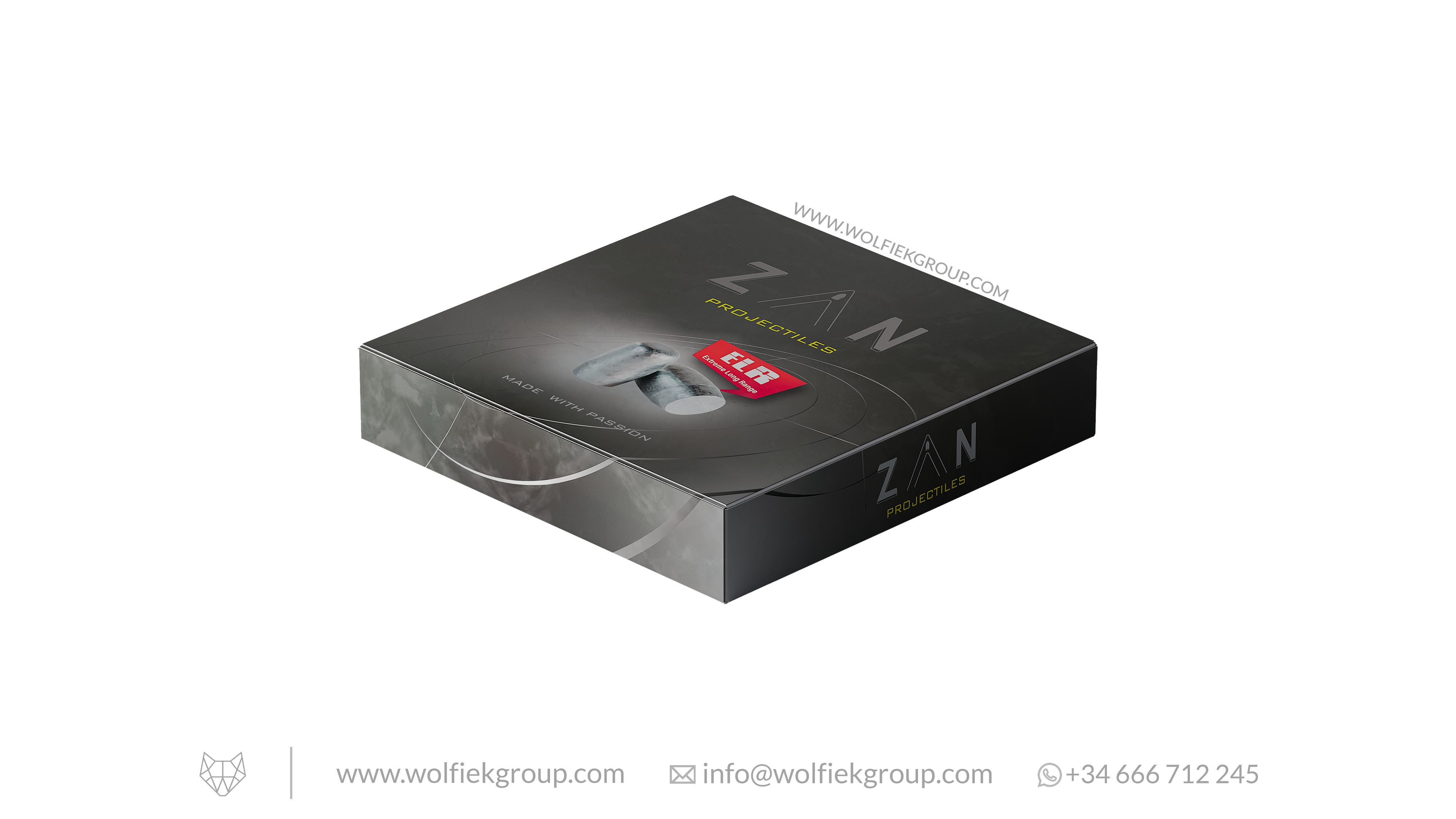 Zan Projectiles Airgun Slugs ELR - Cal.22 (5.5mm) | 2.74g (42.3gr)