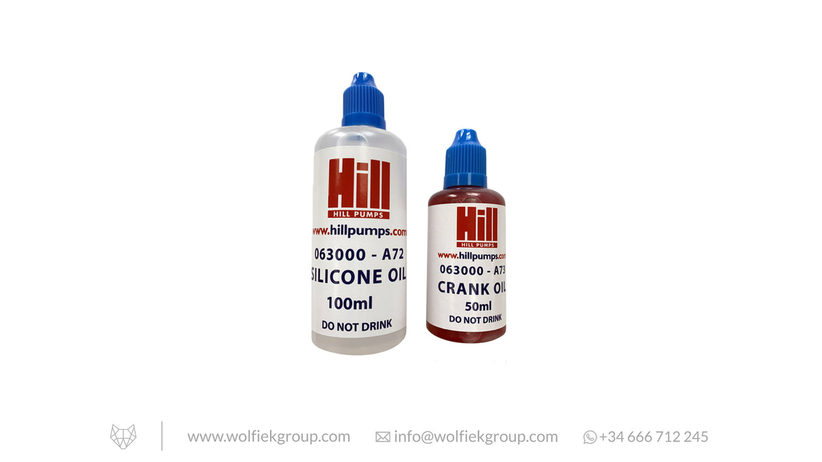 Replacement Oil Kit, silicone oil and crank oil