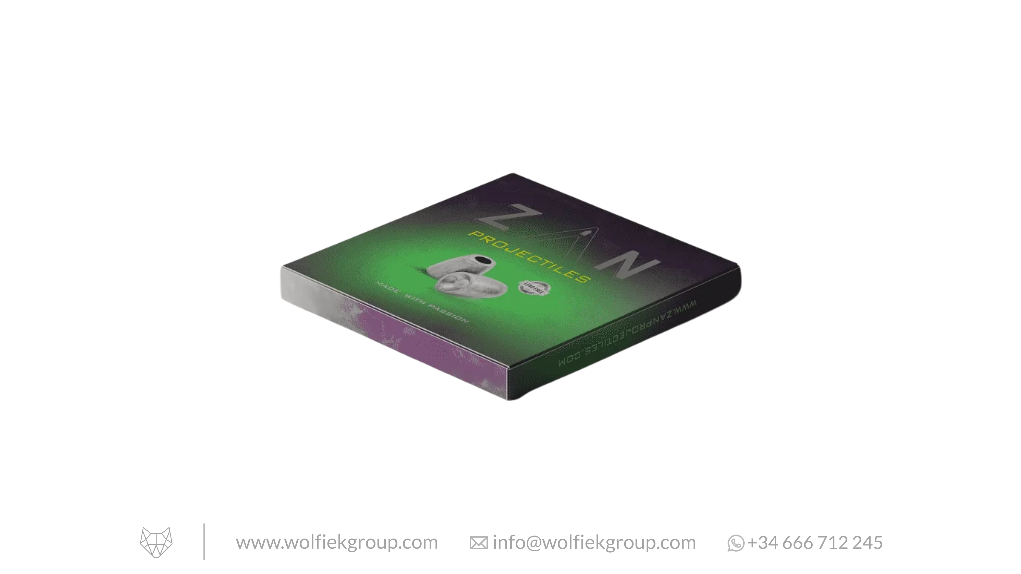 Proyectiles Zan · Slugs sin plomo Cal .25 | 22gr/1,43g