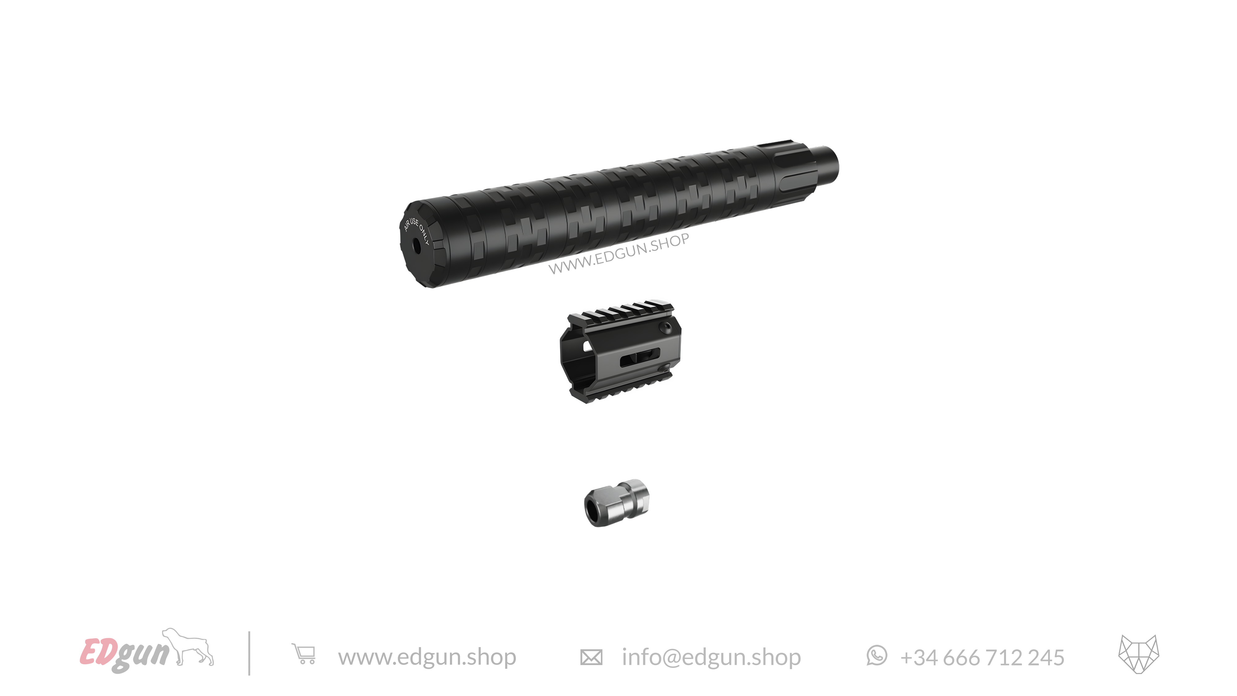 EDgun · Behemoth · QD Silencer · TRI-LUG KIT Picatinny