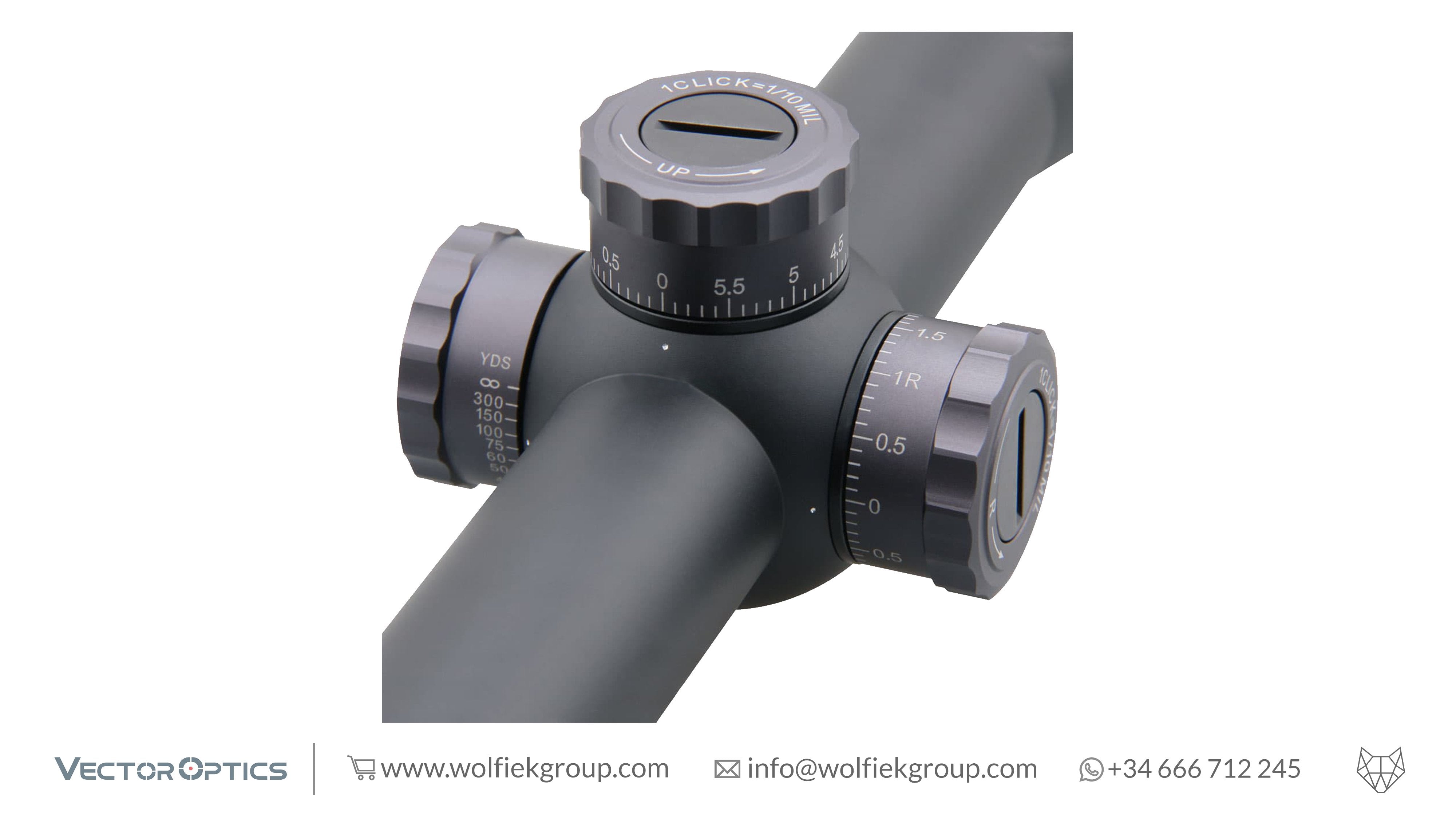 Vector Optics Marksman Riflescope - 6-24x50 FFP