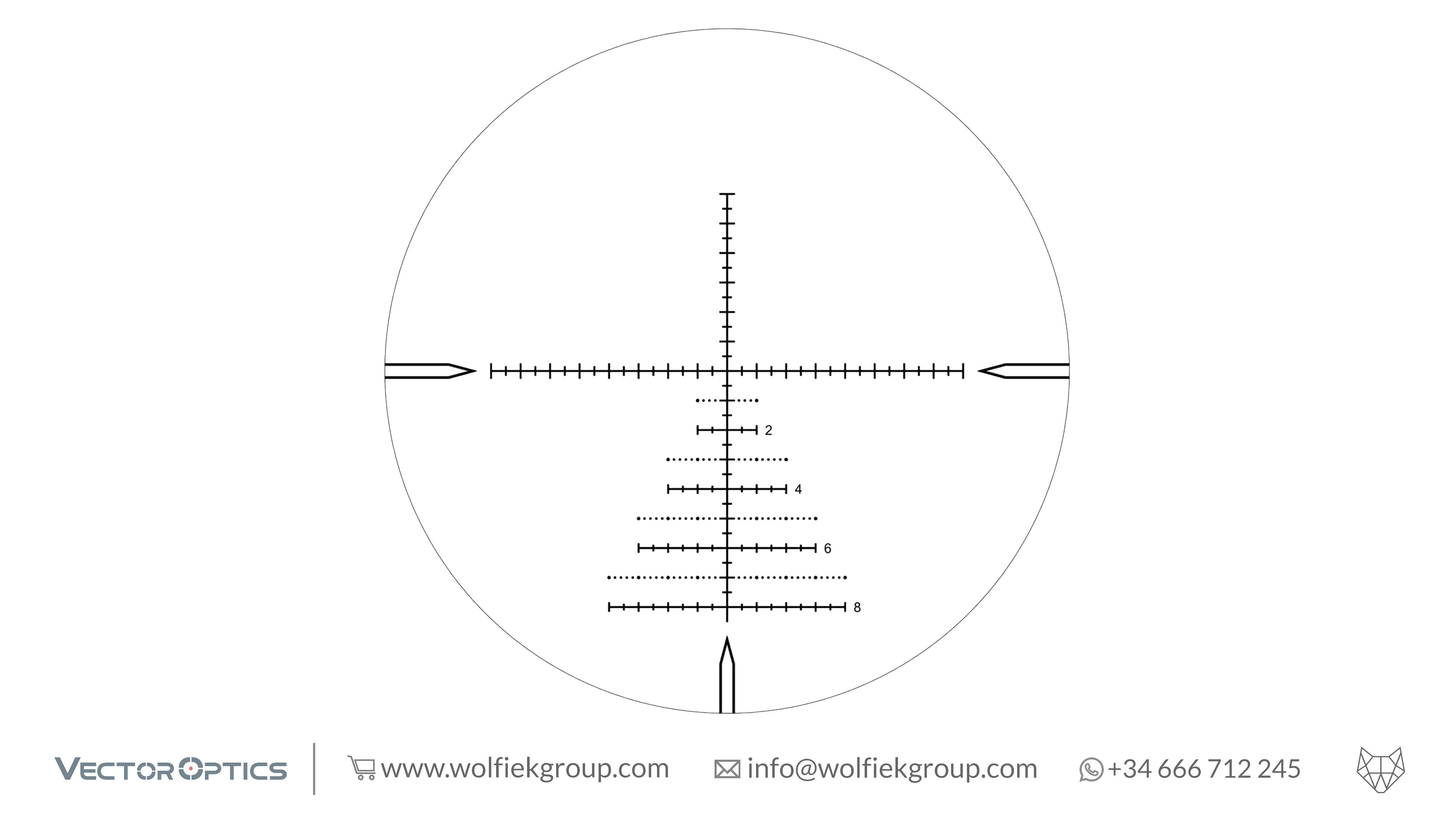 Vector Optics Marksman Riflescope - 6-24x50 FFP