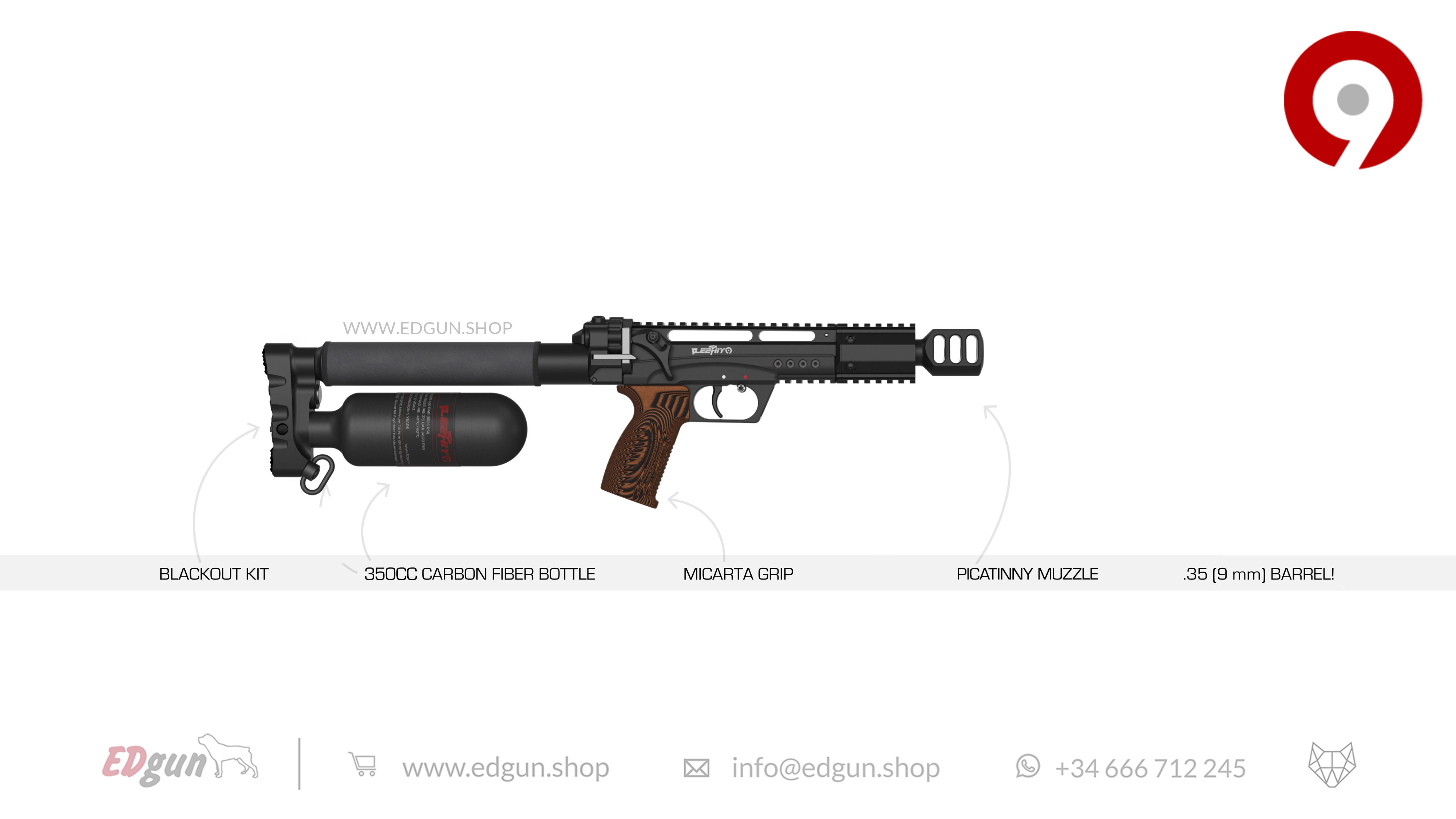 Leshiy 2 NINE 9mm (.35)