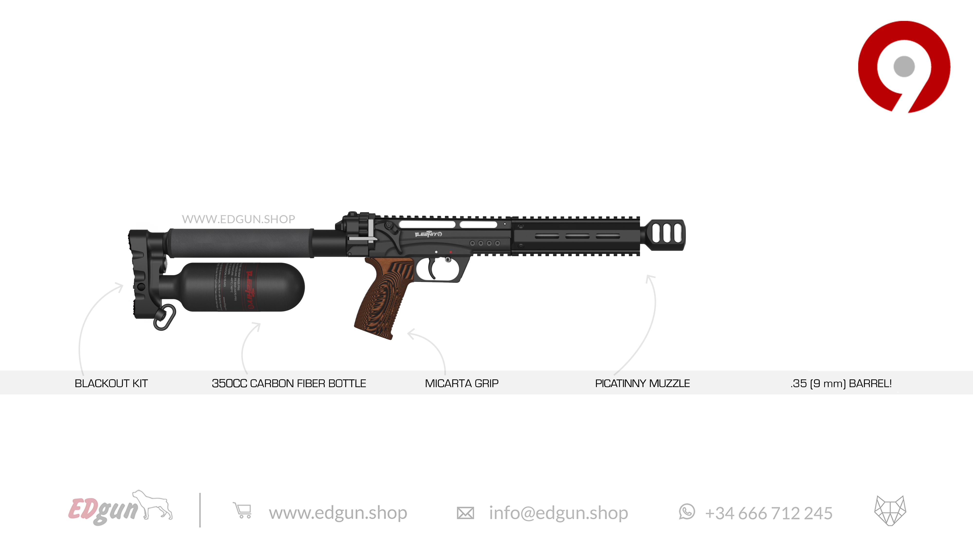 Leshiy 2 NINE 9mm (.35)