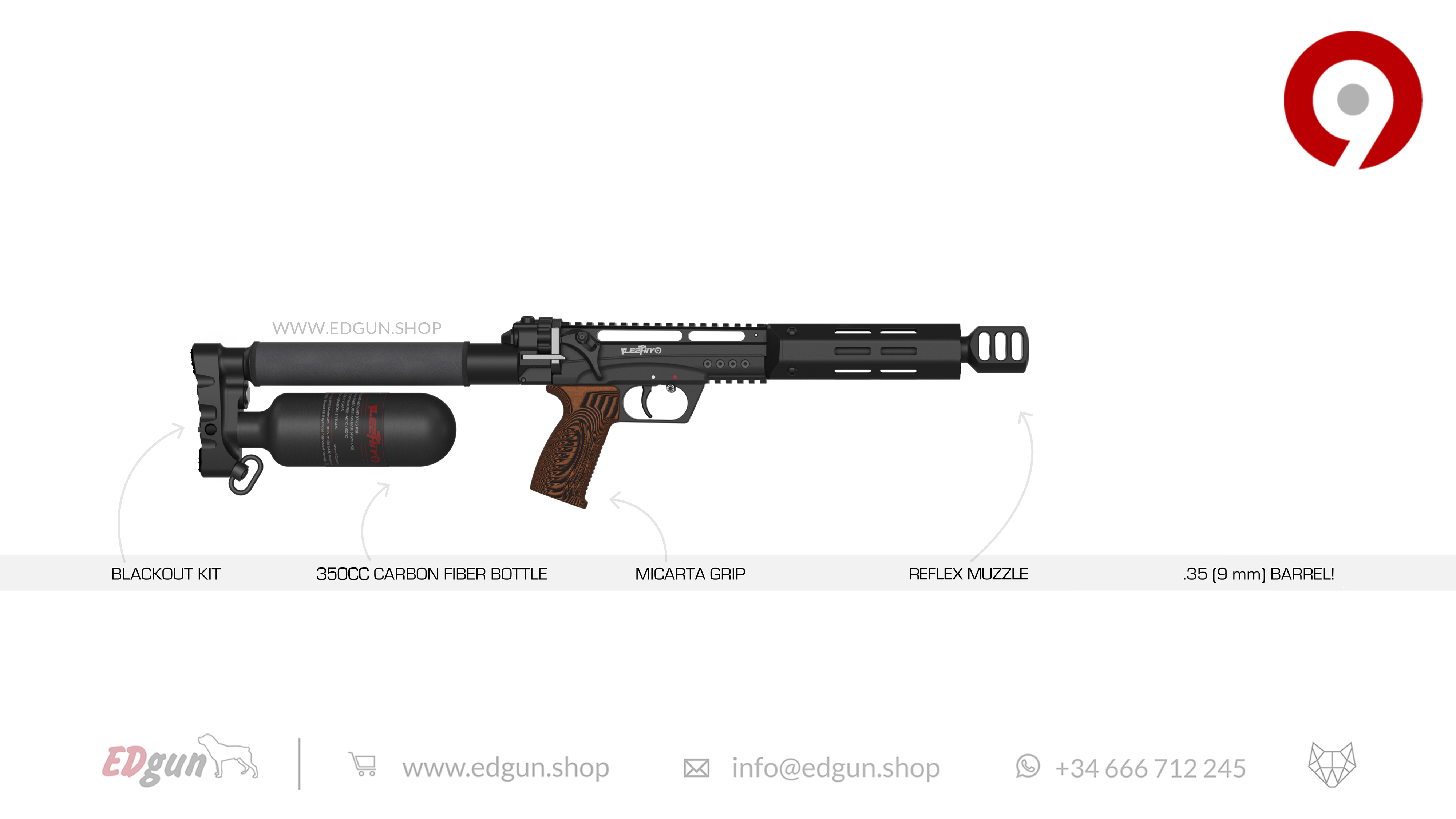 Leshiy 2 NINE 9mm (.35)