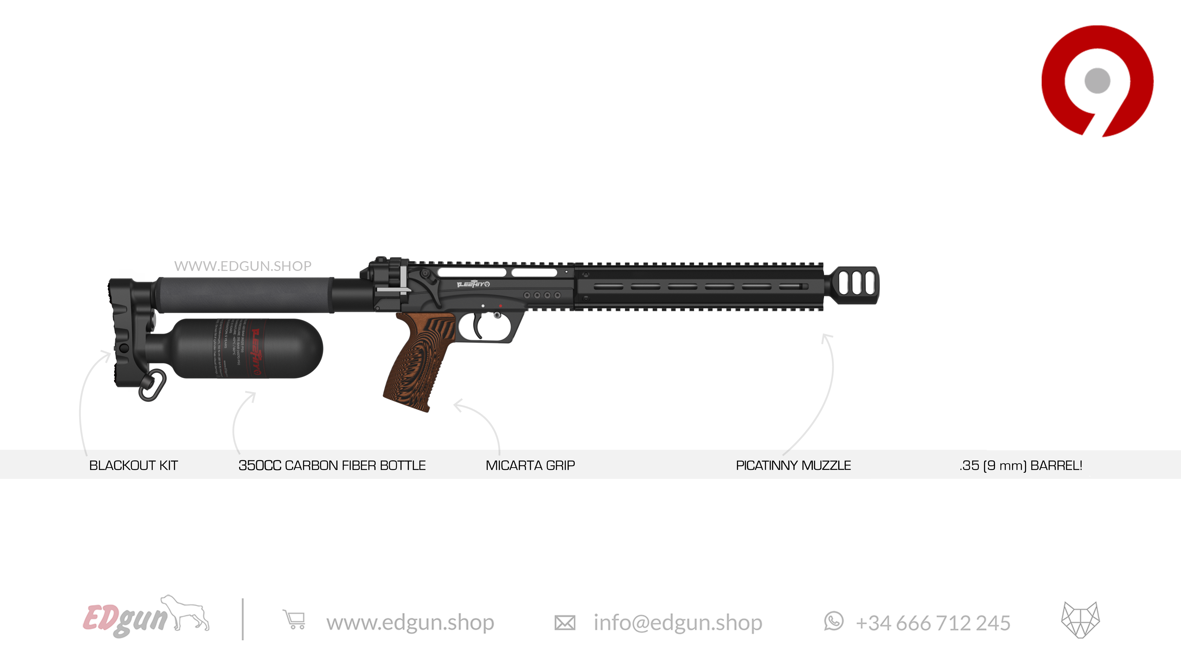 Leshiy 2 NINE 9mm (.35)