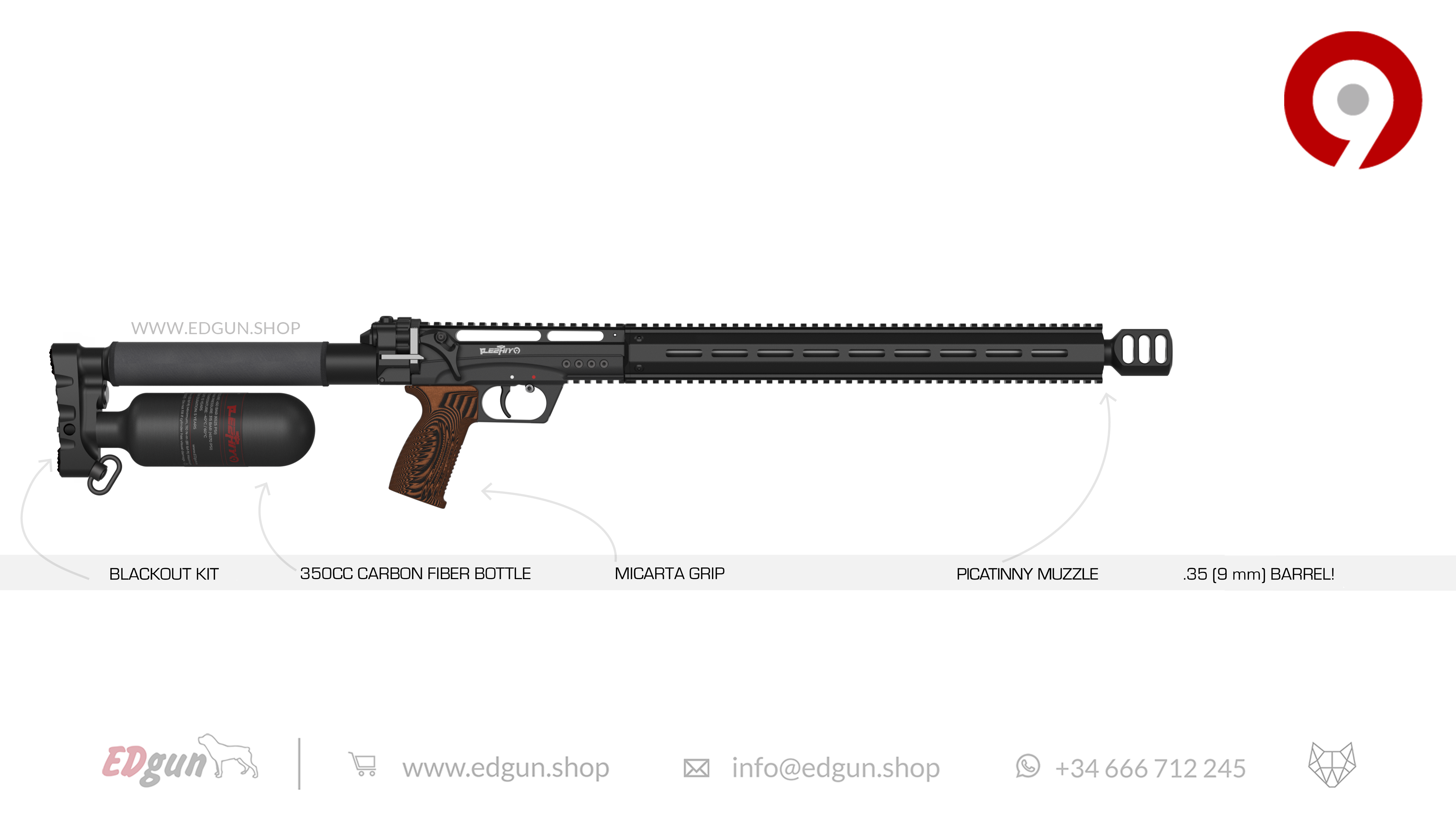 Leshiy 2 NINE 9mm (.35)