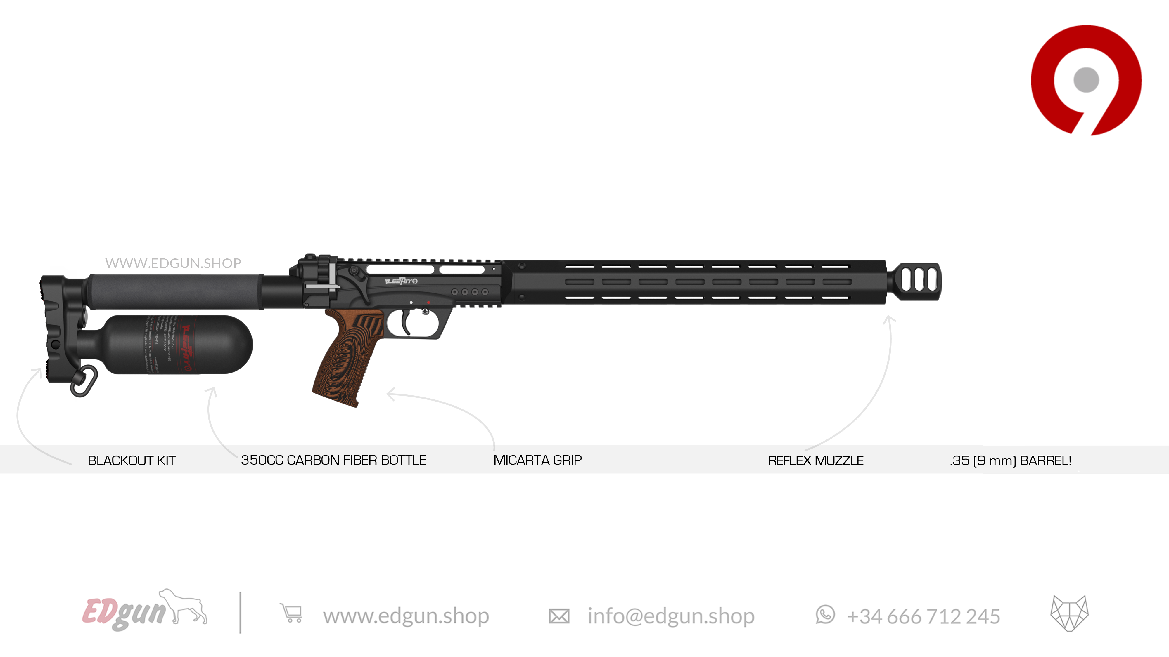 Leshiy 2 NINE 9mm (.35)