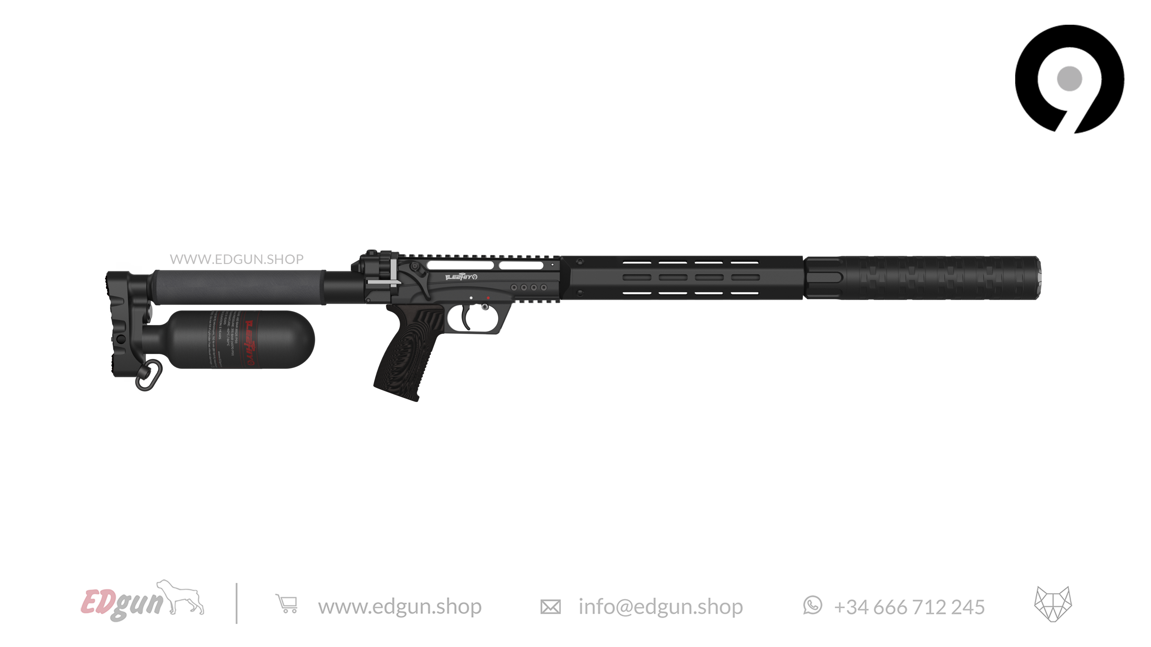 EDgun · Leshiy 2 NINE · All Black · Special Edition · Cal .35 (9mm)