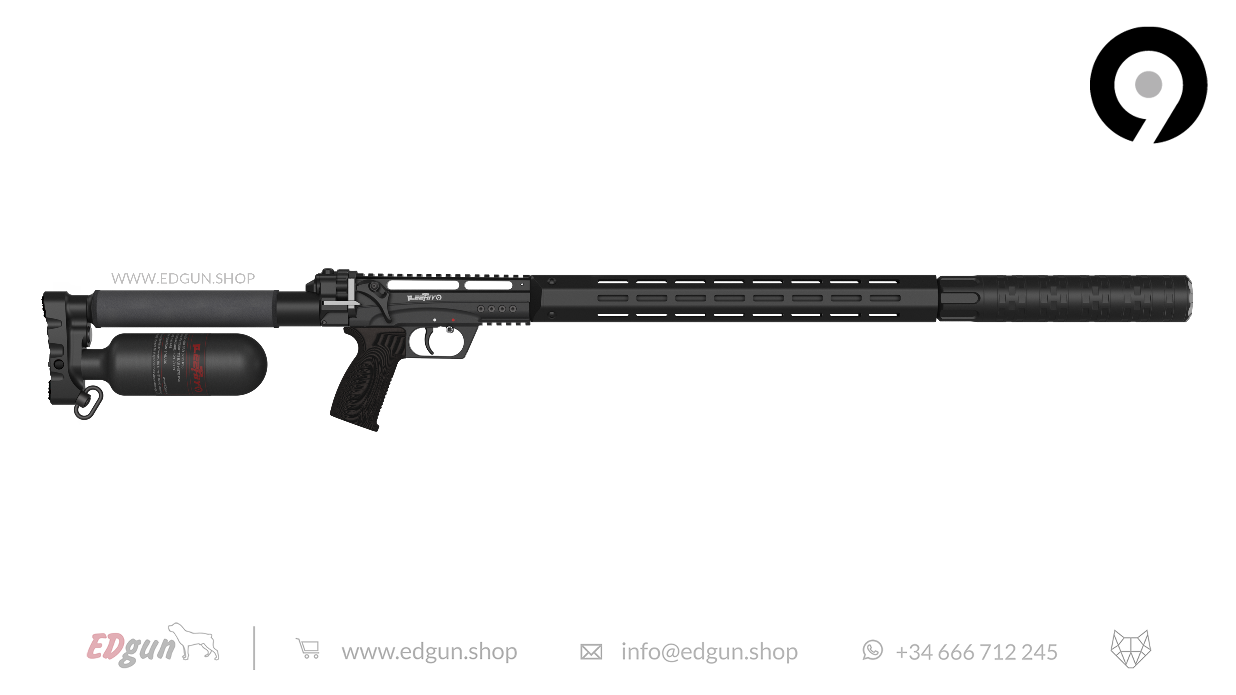 EDgun · Leshiy 2 NINE · All Black · Special Edition · Cal .35 (9mm)