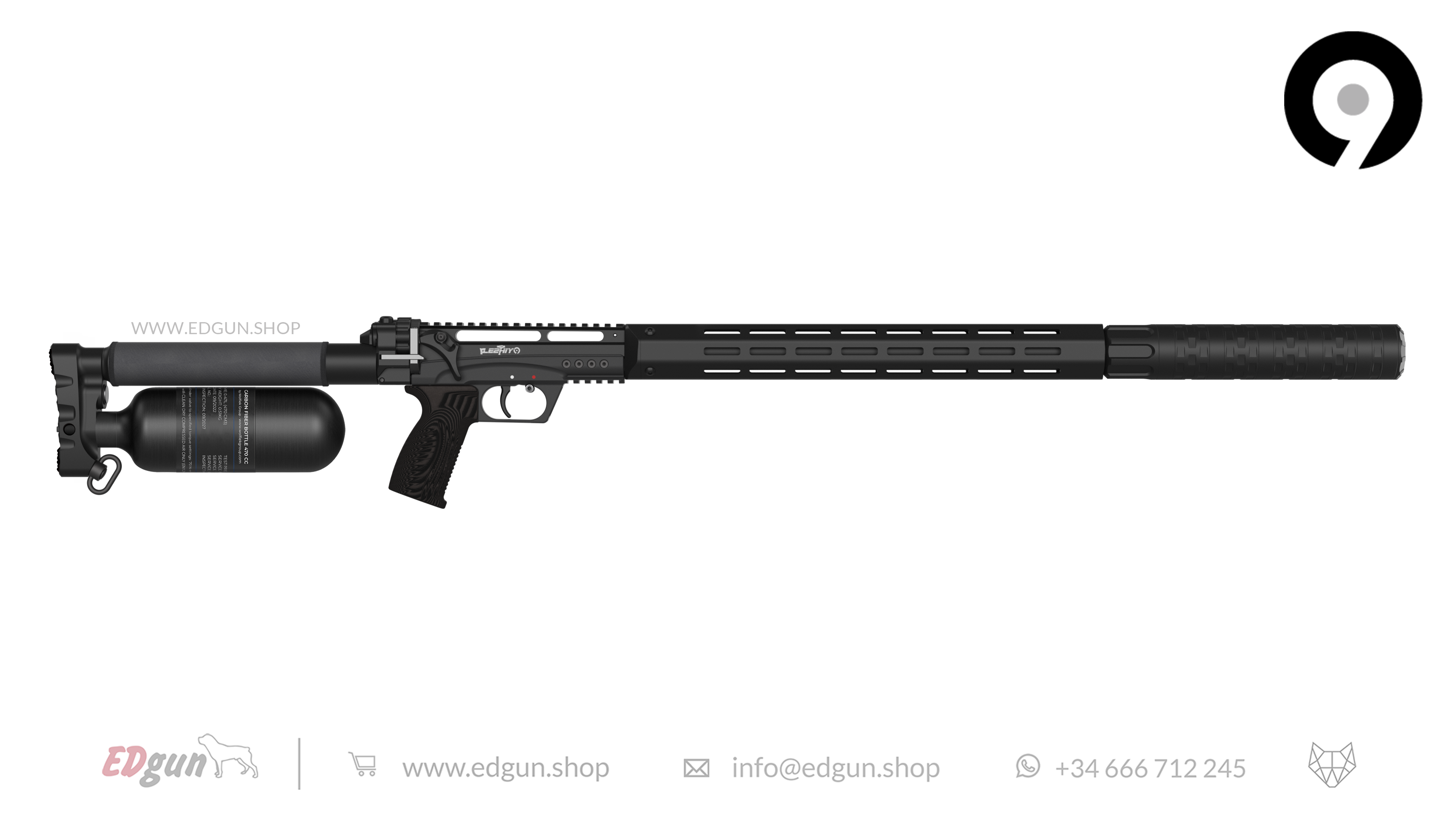 EDgun · Leshiy 2 NINE · All Black · Special Edition · Cal .35 (9mm)