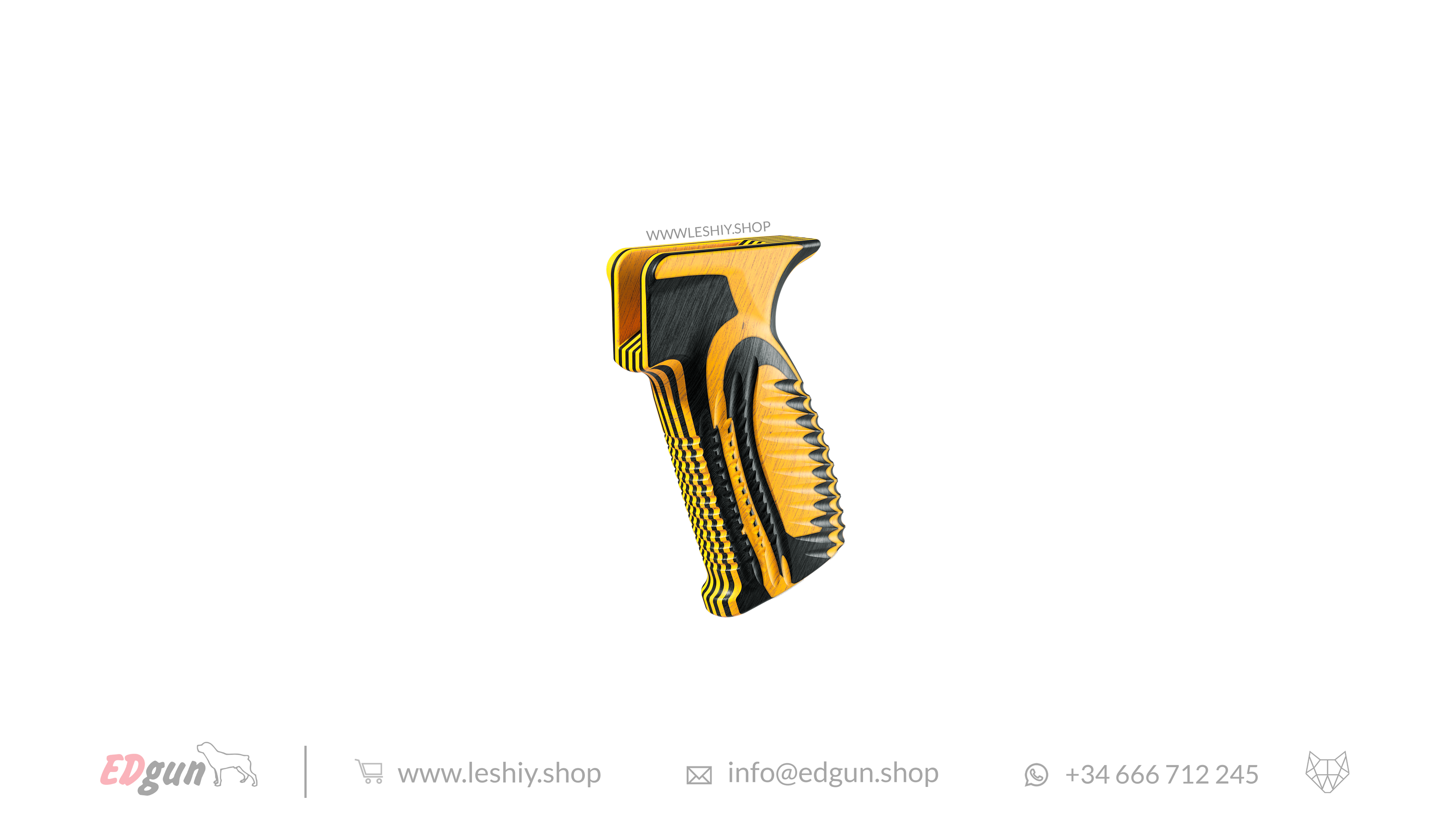 Yellow grip for Leshiy 2