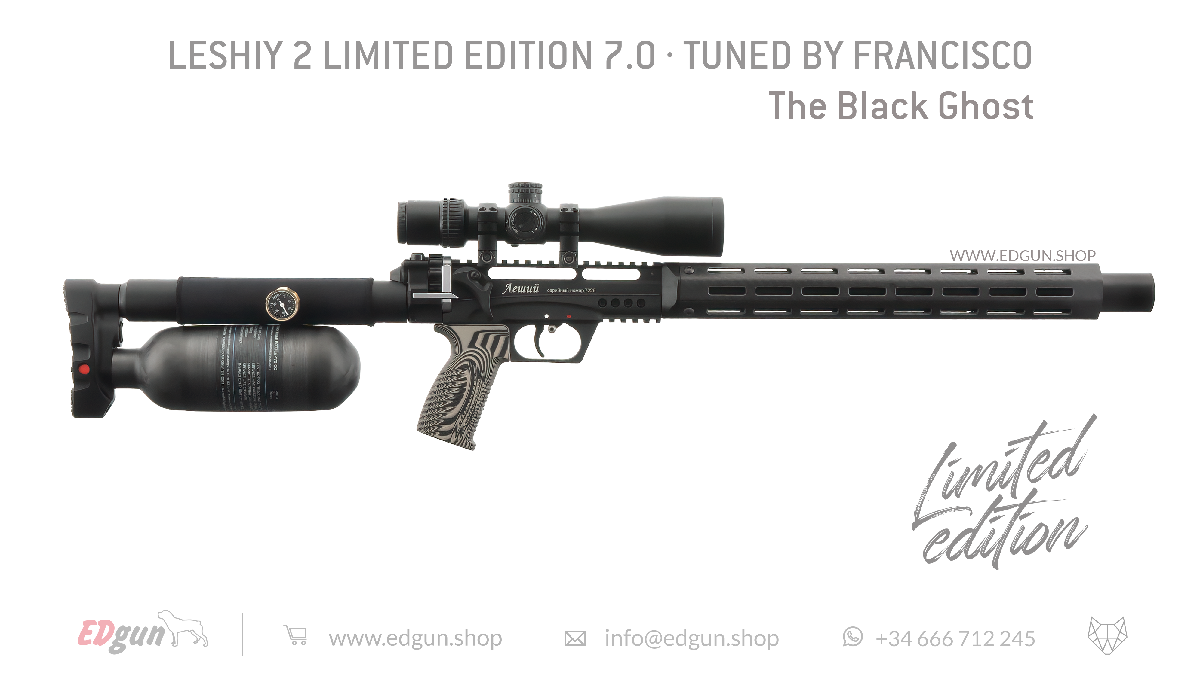 EDgun · Leshiy 2 · The Black Ghost · Tuned by Francisco · 7.0