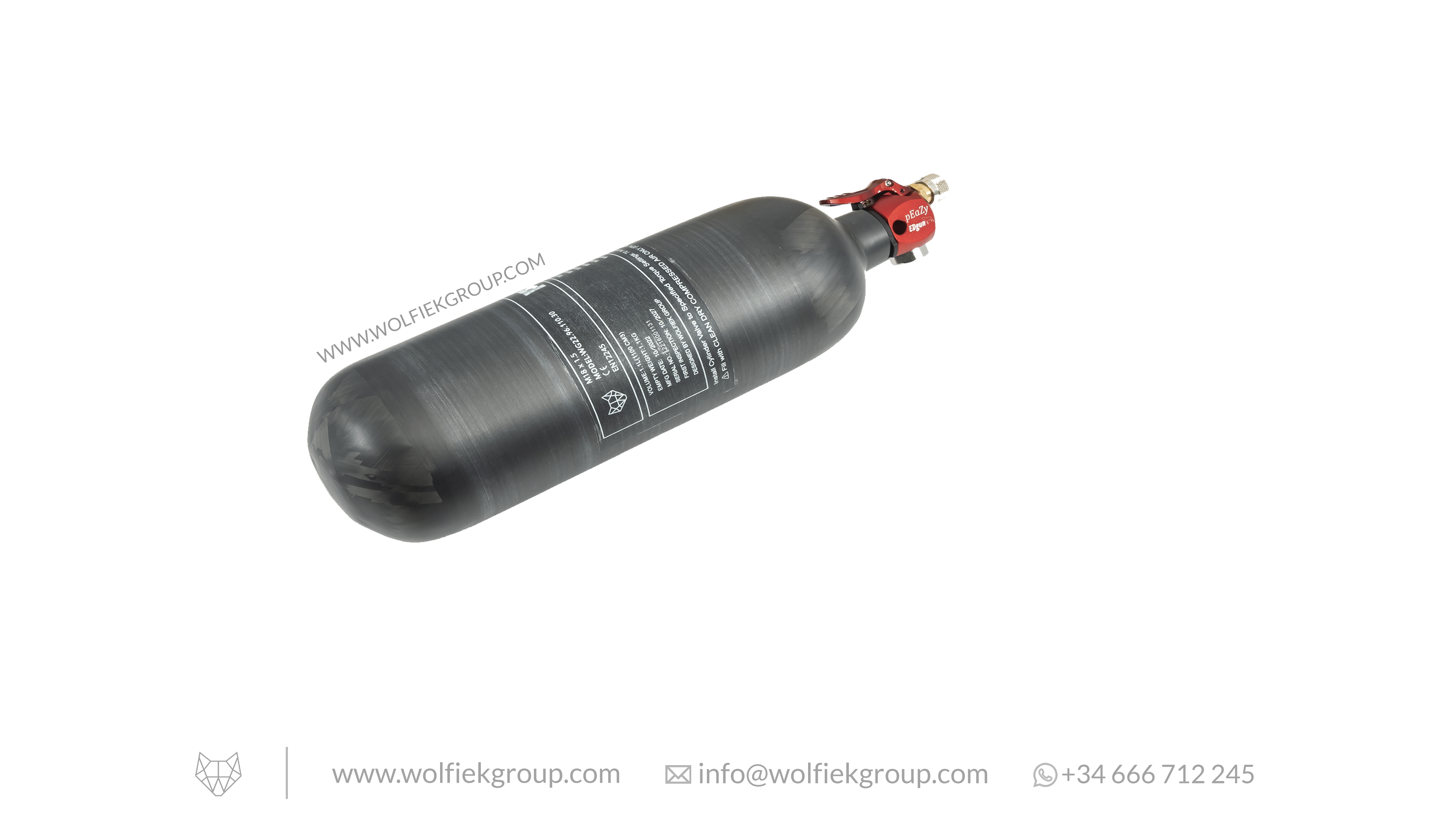 Botella Premium de Fibra de Carbono · 1.1L / 1.5L / 2L