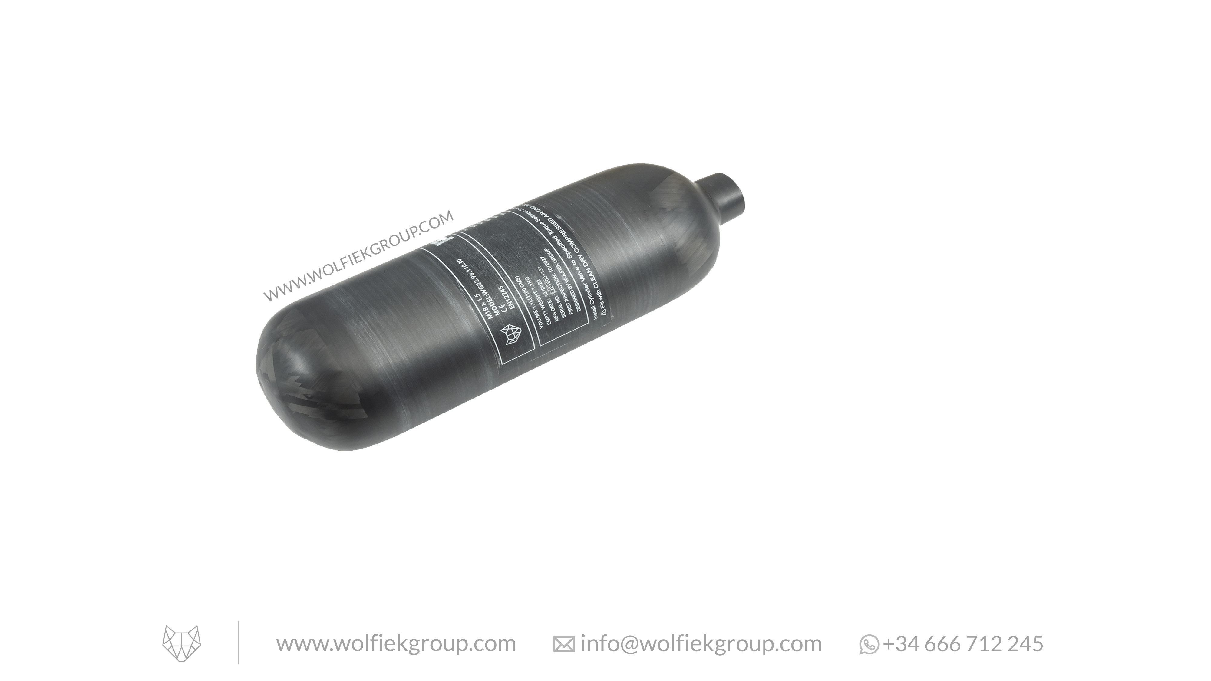 Botella Premium de Fibra de Carbono · 1.1L / 1.5L / 2L