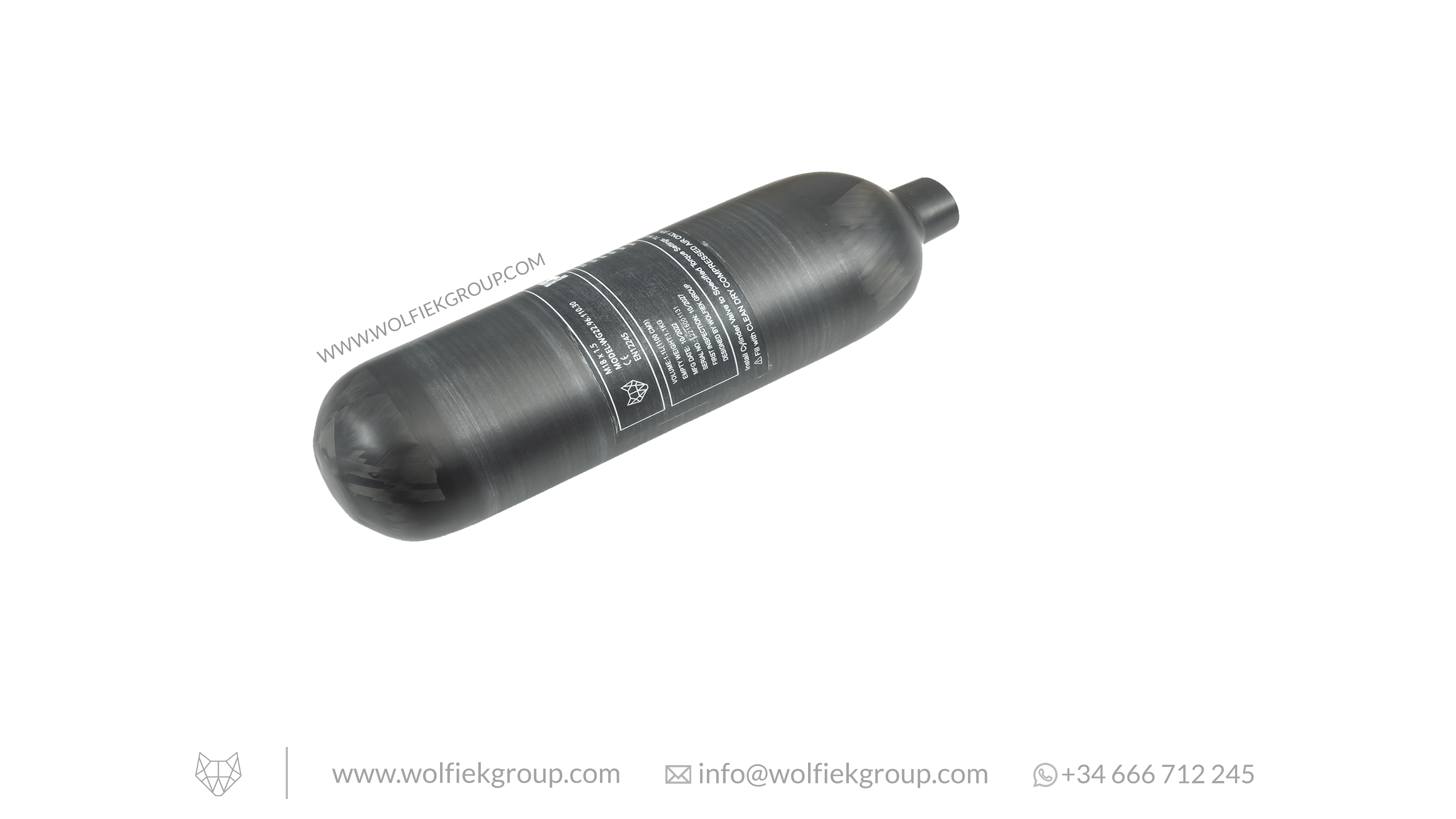 Botella Premium de Fibra de Carbono · 1.1L / 1.5L / 2L